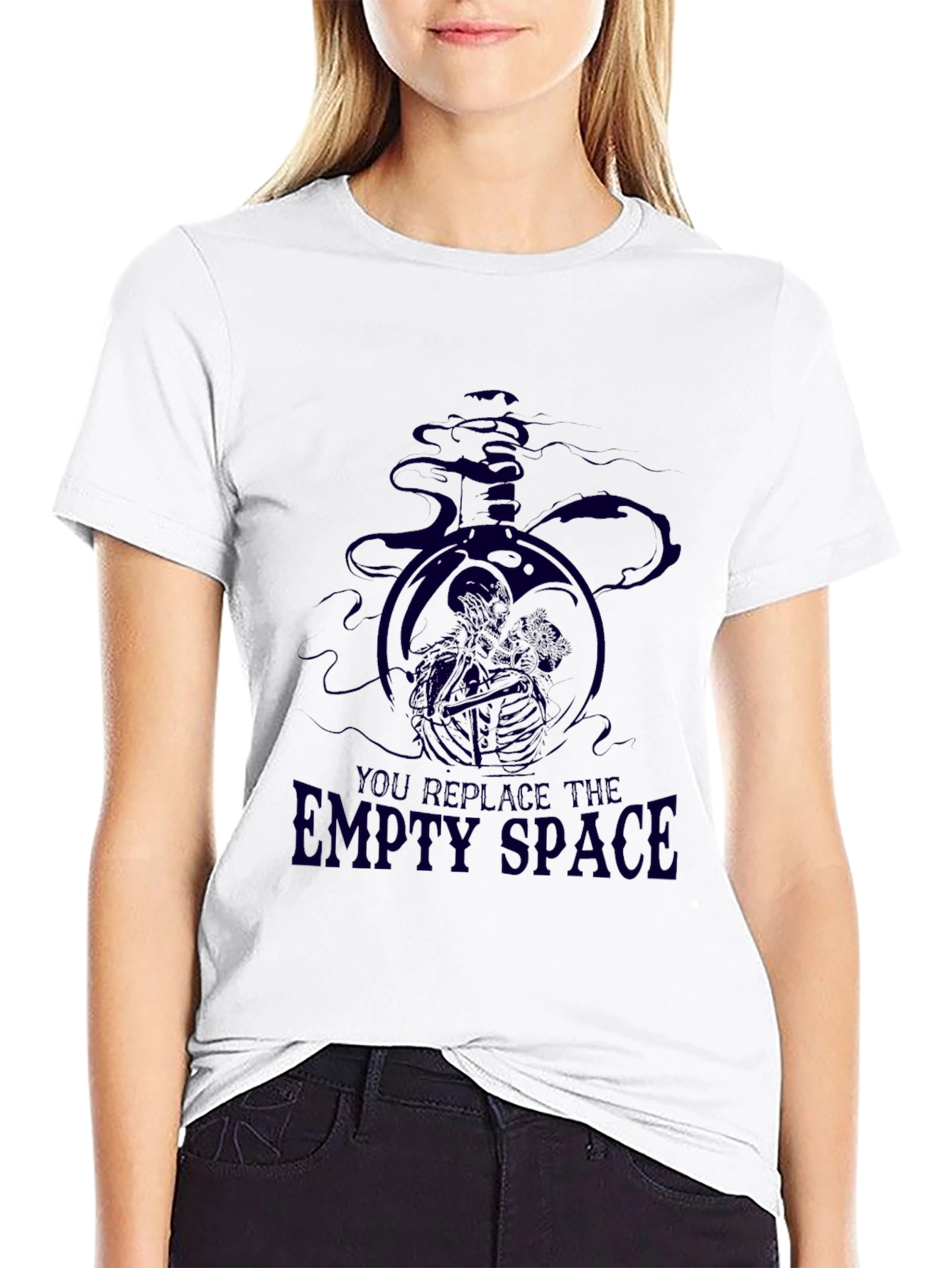 You Replace the Empty Space - Skeleton Potion T-Shirt