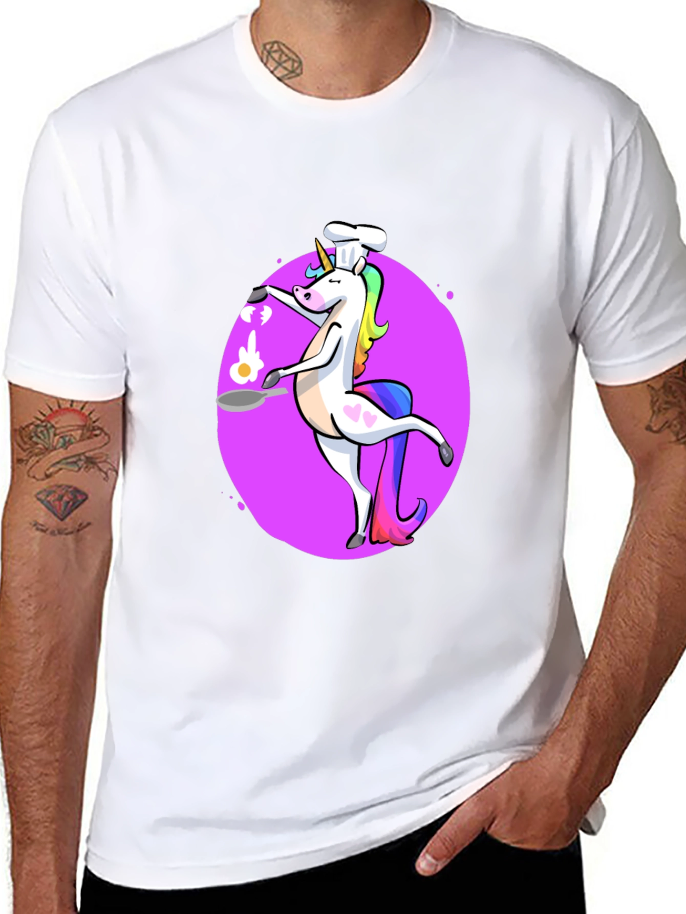 Unicorn Chef T-Shirt: Cooking with Magic!