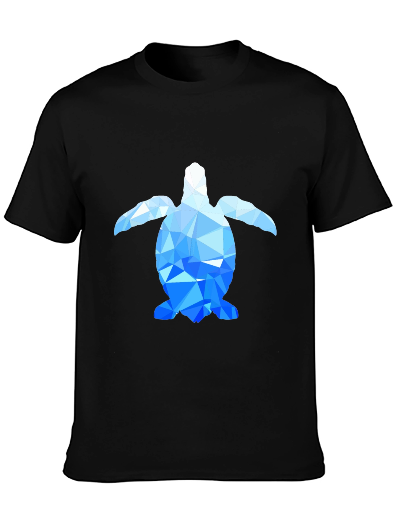 Geometric Turtle Tee - Modern Graphic Print