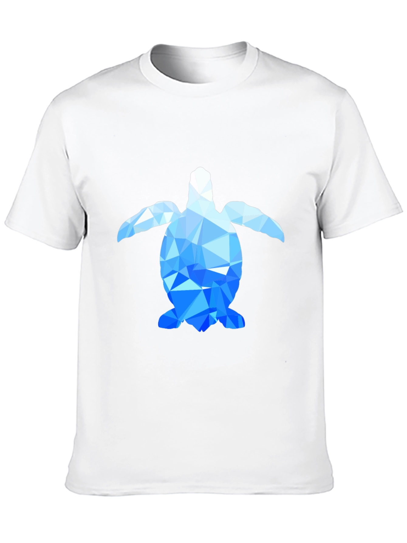 Geometric Turtle Tee - Modern Graphic Print
