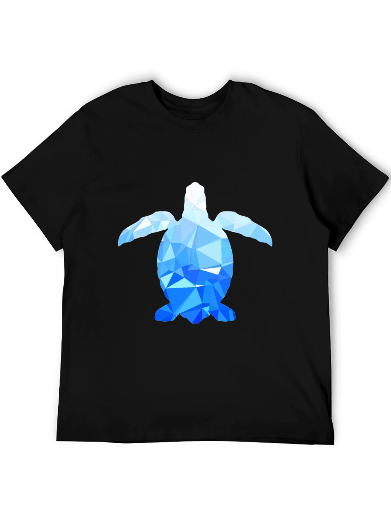 Geometric Turtle Tee - Modern Graphic Print