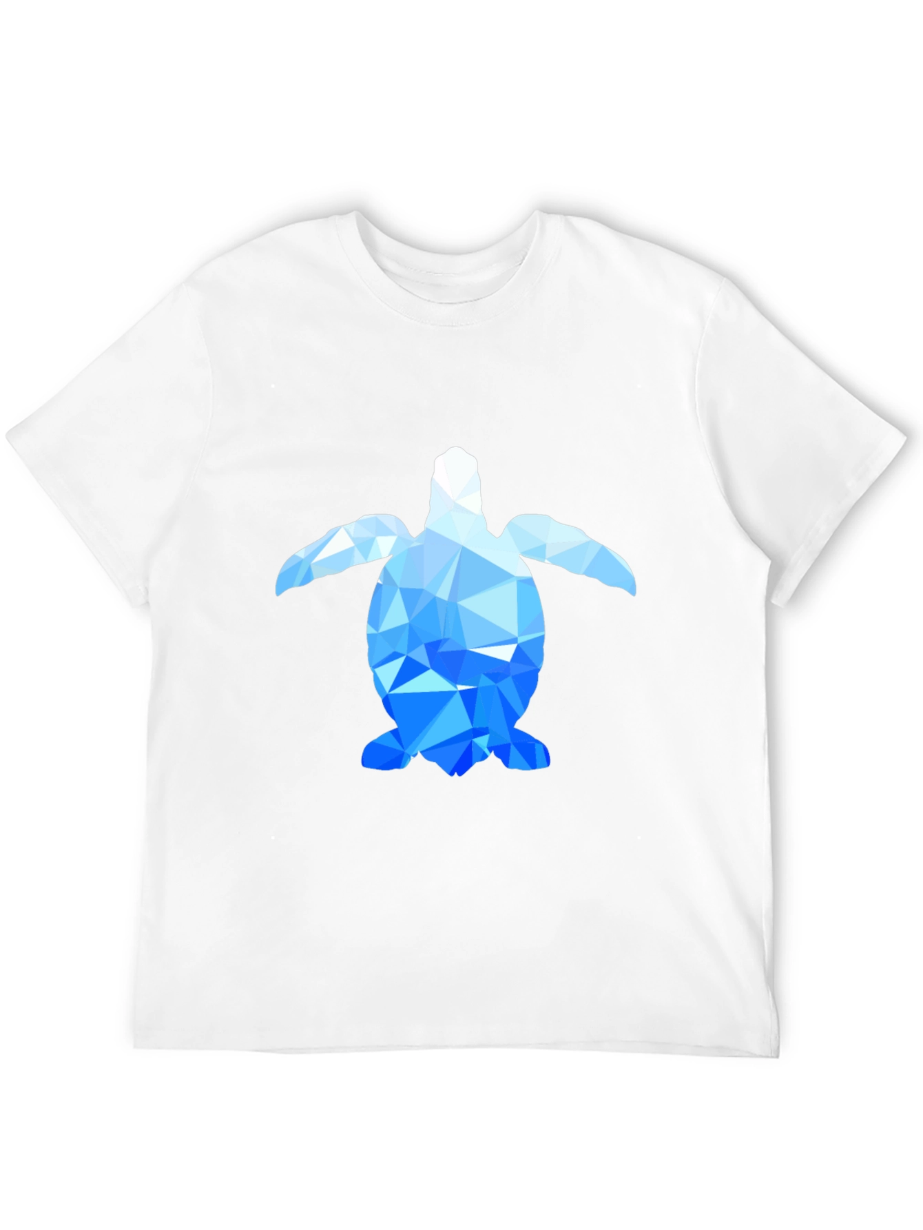 Geometric Turtle Tee - Modern Graphic Print