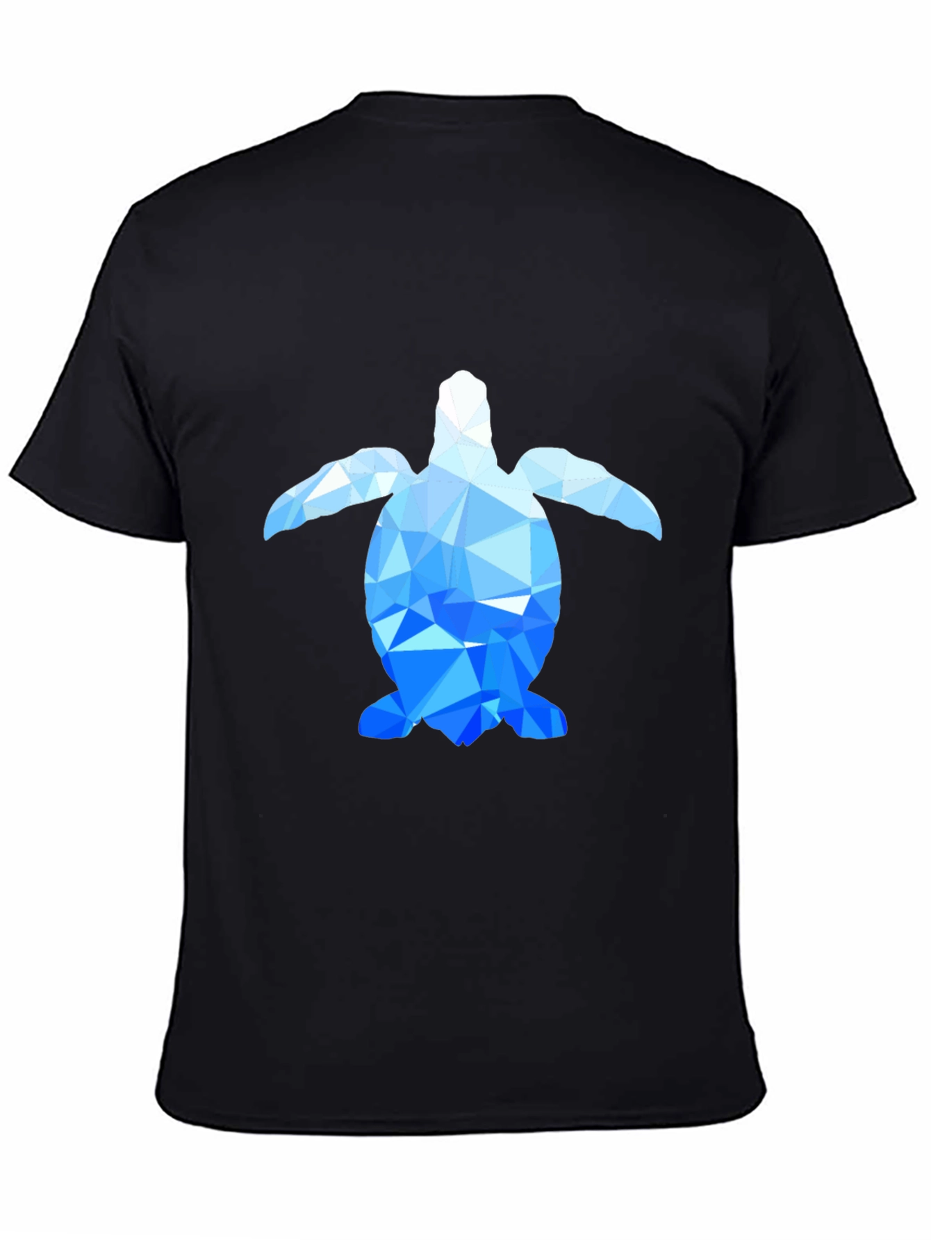 Geometric Turtle Tee - Modern Graphic Print