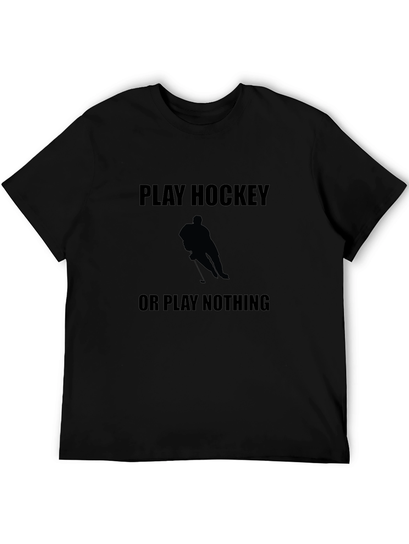 Play Hockey or Play Nothing Graphic Tee