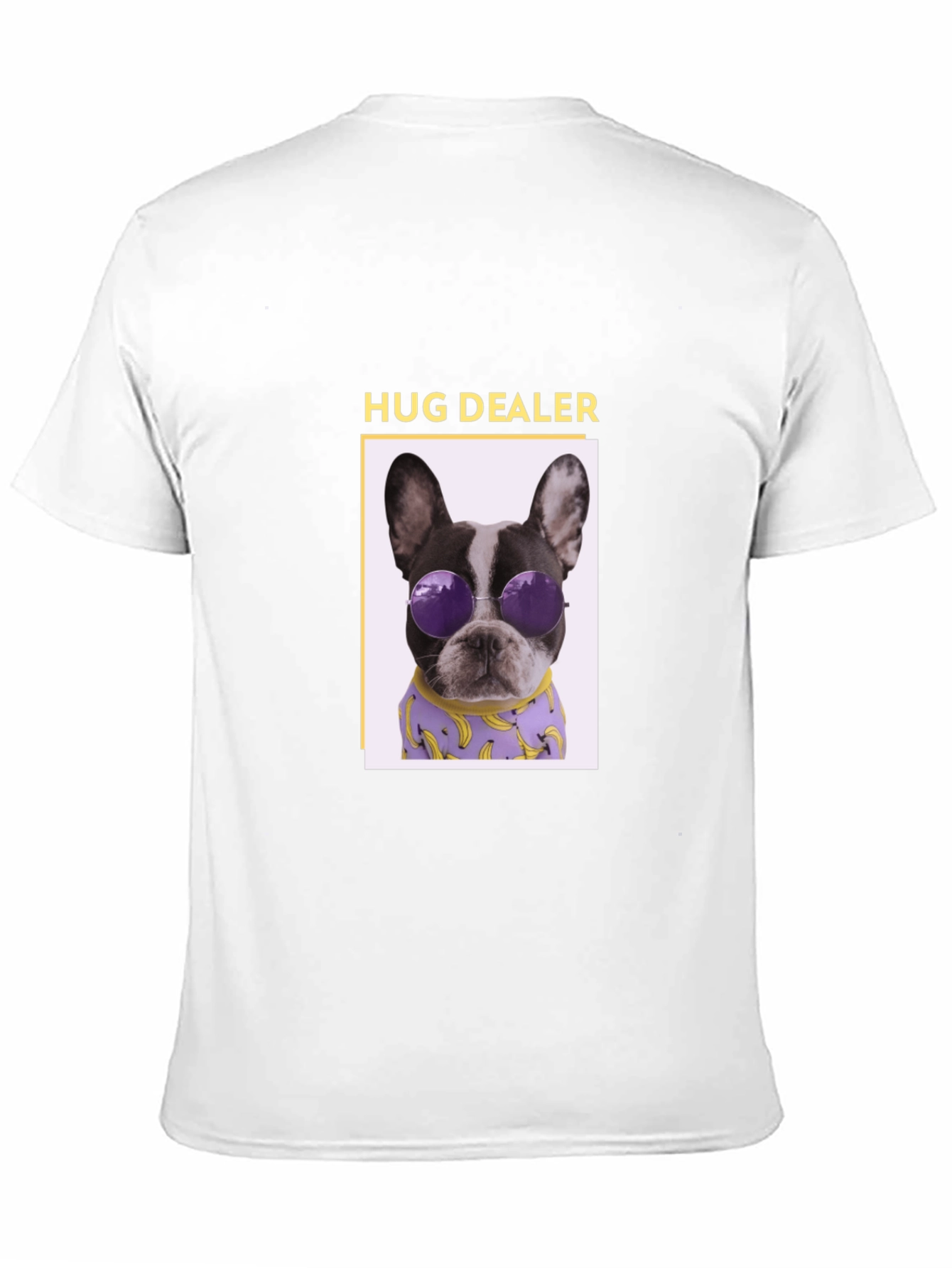 Hug Dealer Dog Graphic Tee - Black