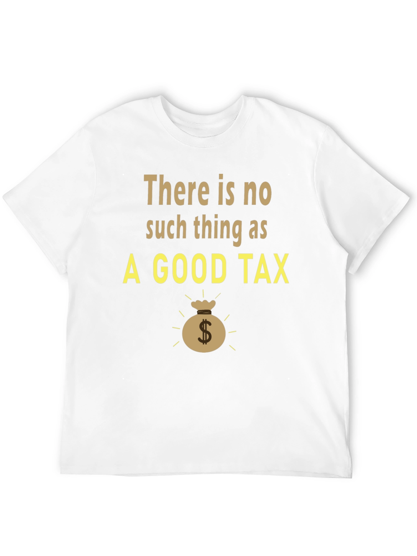 No Good Tax Mens Black Graphic Tee