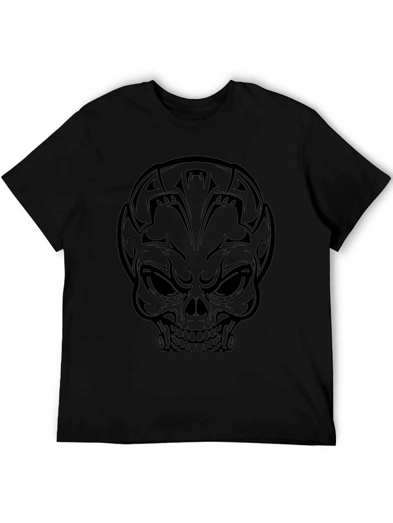 Skull Graphic Black T-Shirt for Men