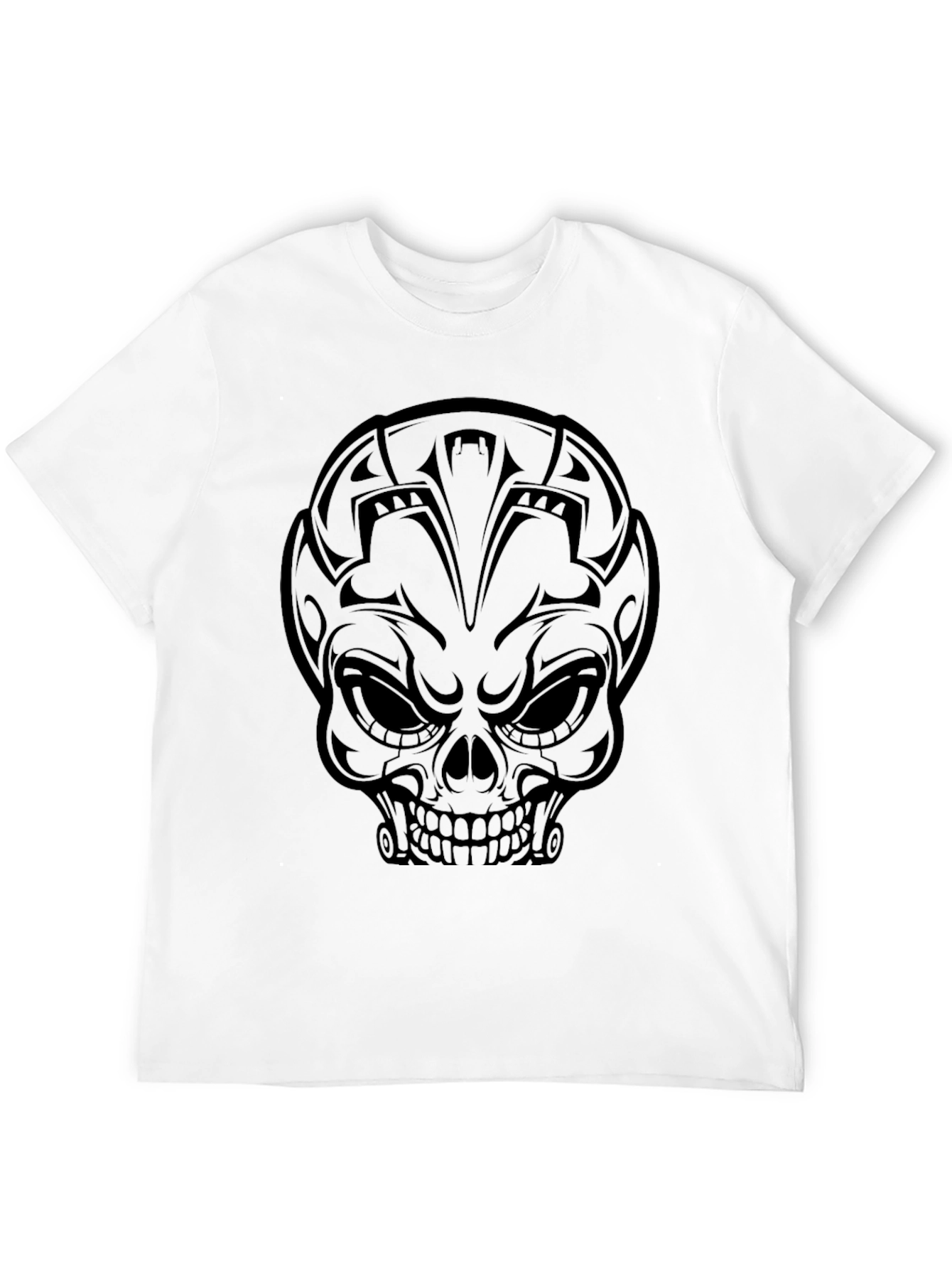 Skull Graphic Black T-Shirt for Men