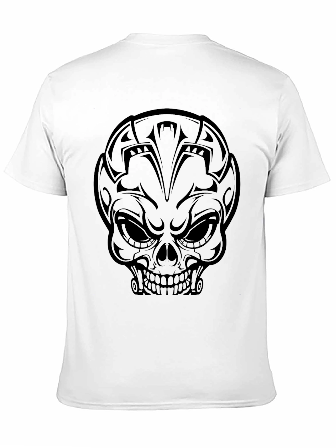 Skull Graphic Black T-Shirt for Men