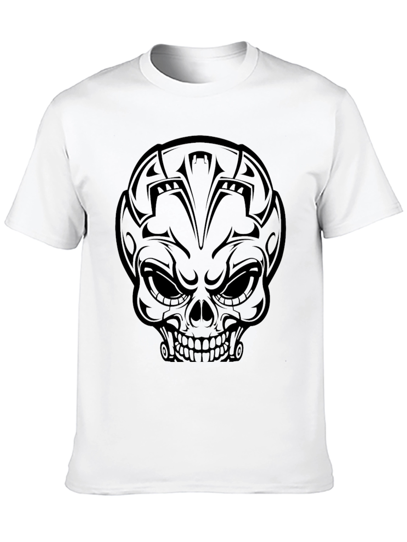 Skull Graphic Black T-Shirt for Men