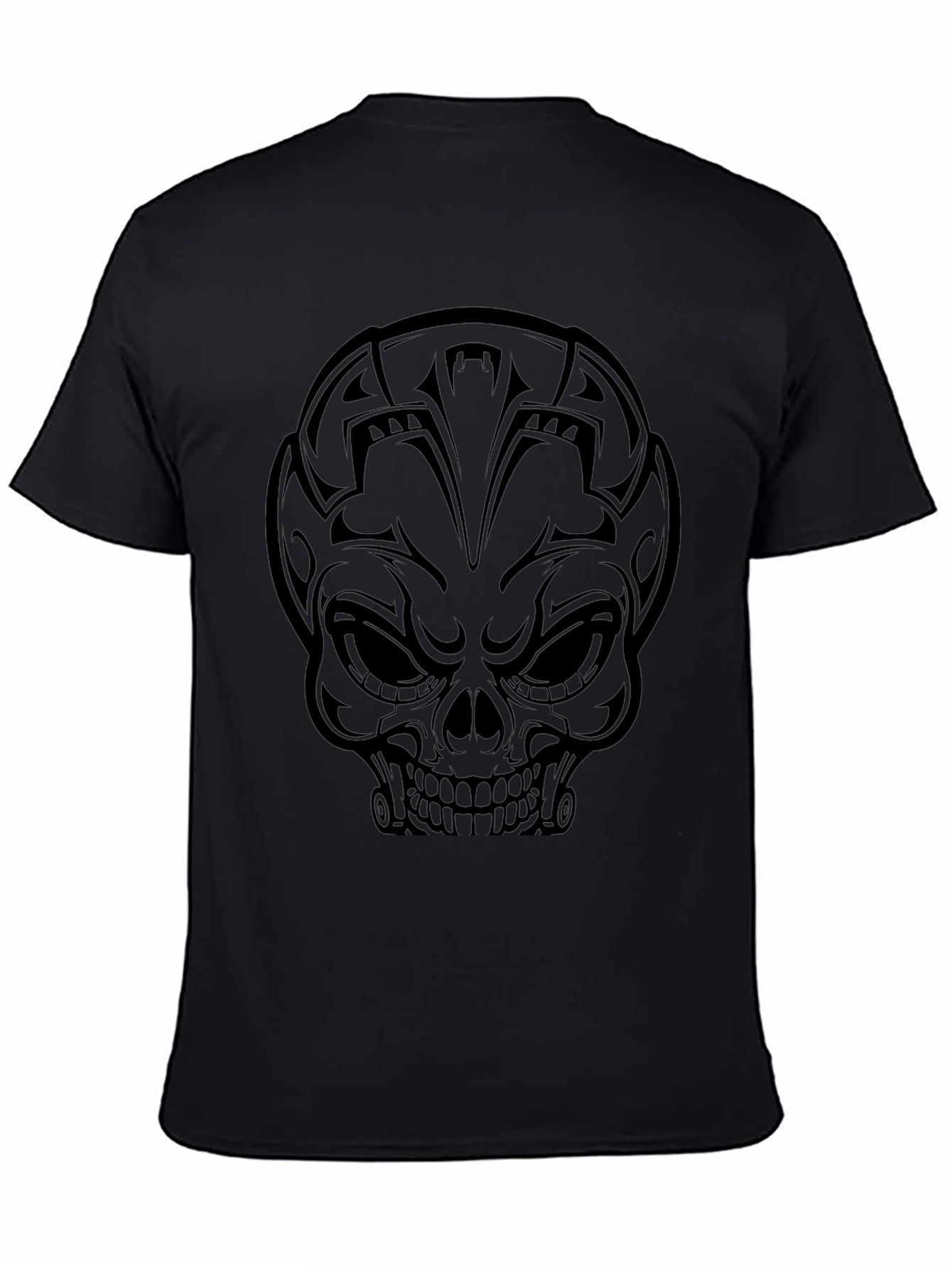 Skull Graphic Black T-Shirt for Men