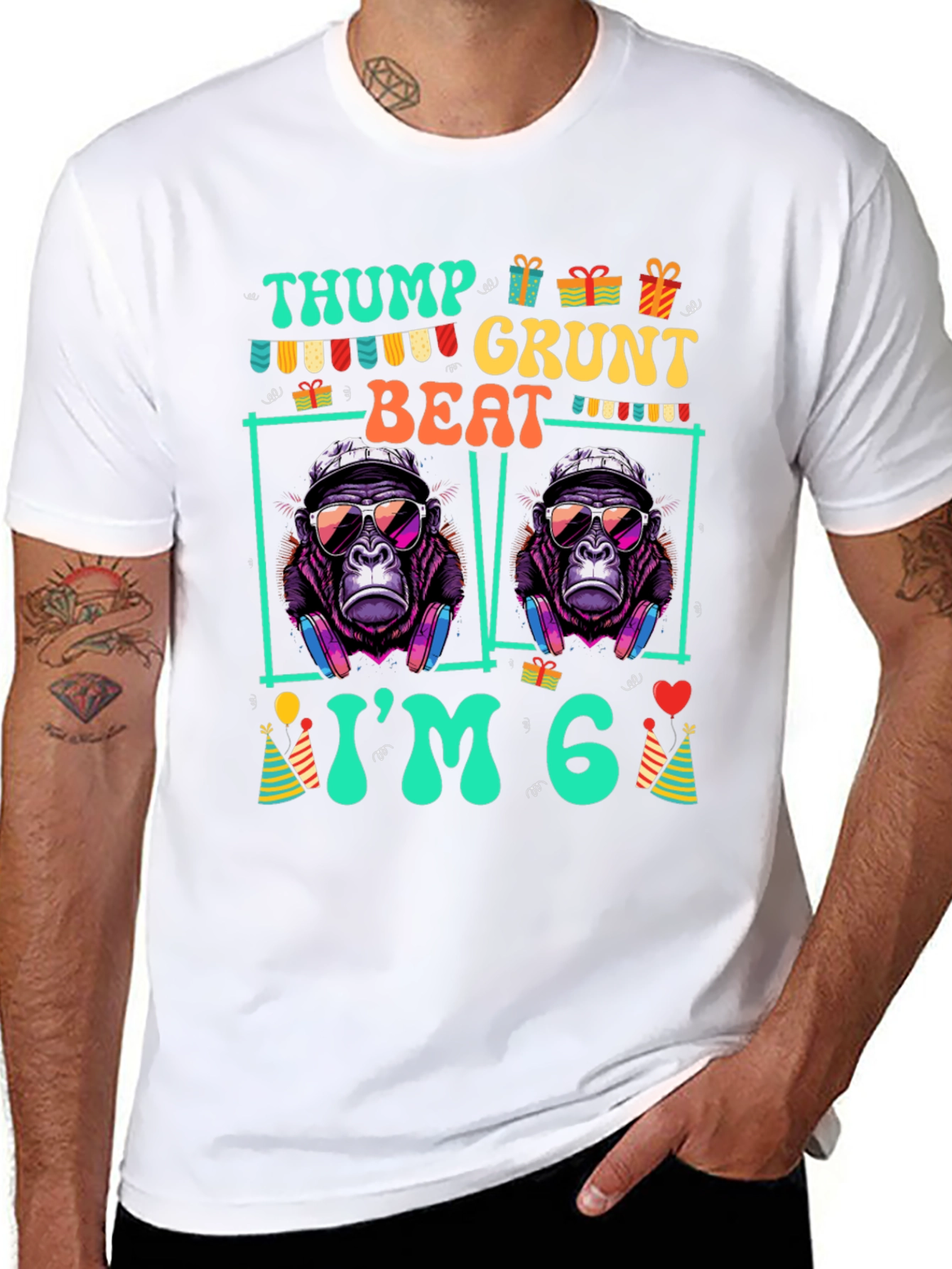 Thump Grunt Beat Im 6 T-shirt