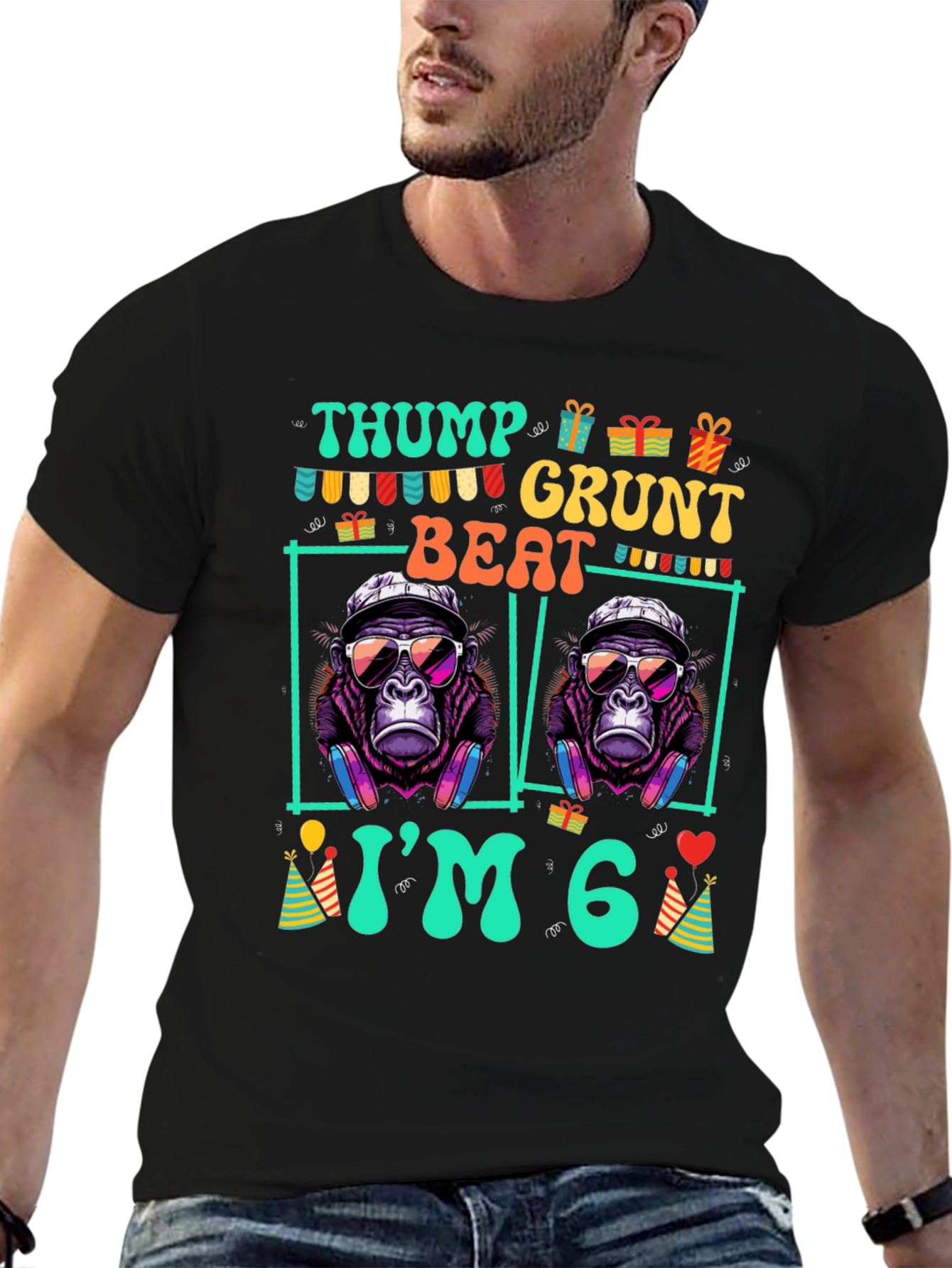 Thump Grunt Beat Im 6 T-shirt