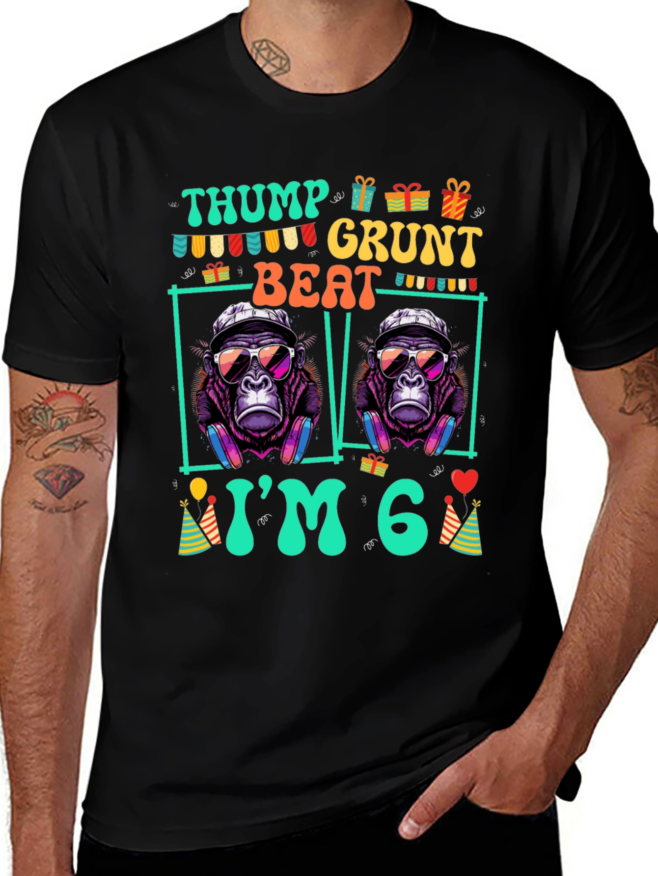 Thump Grunt Beat Im 6 T-shirt