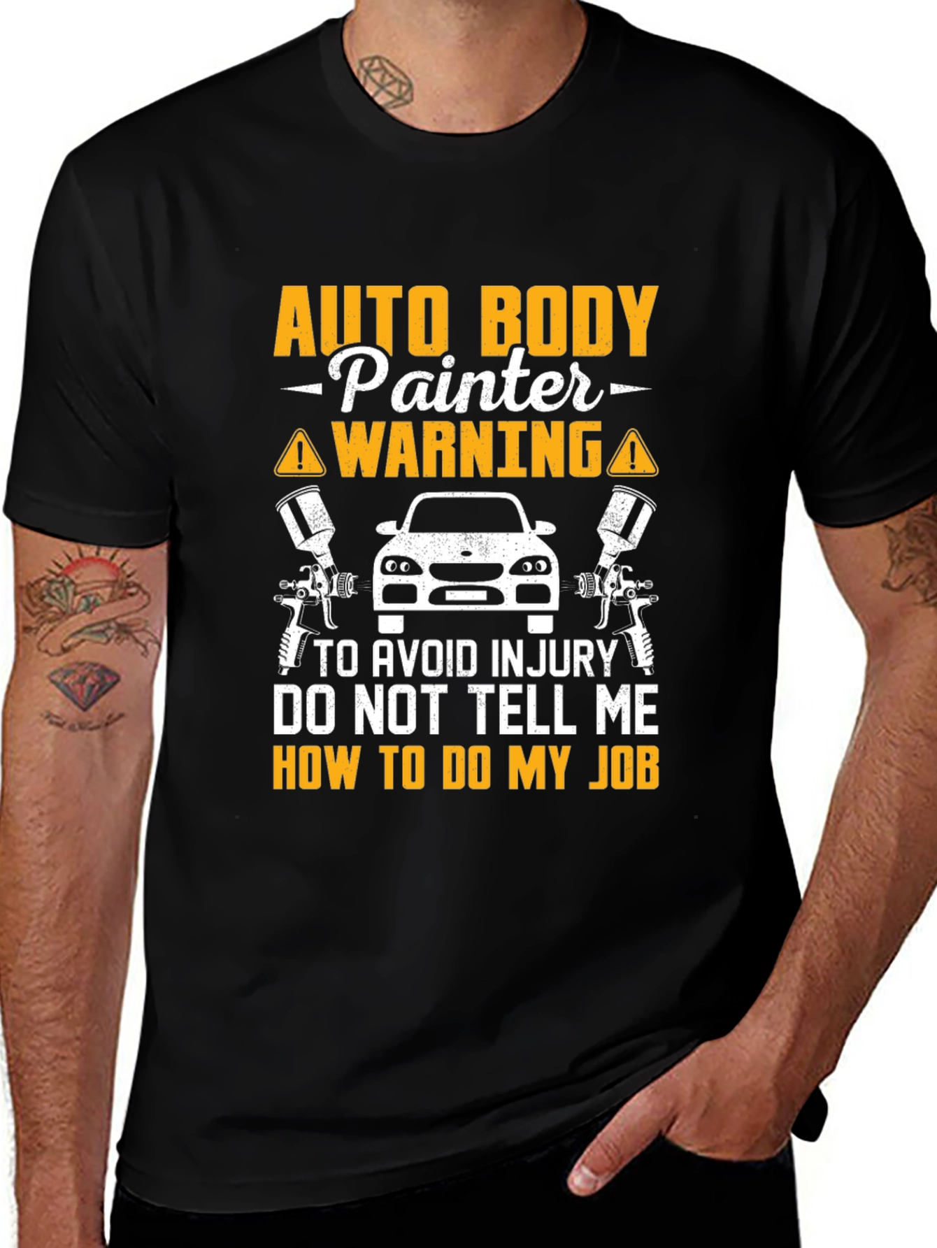 Auto Body Painter Warning T-Shirt