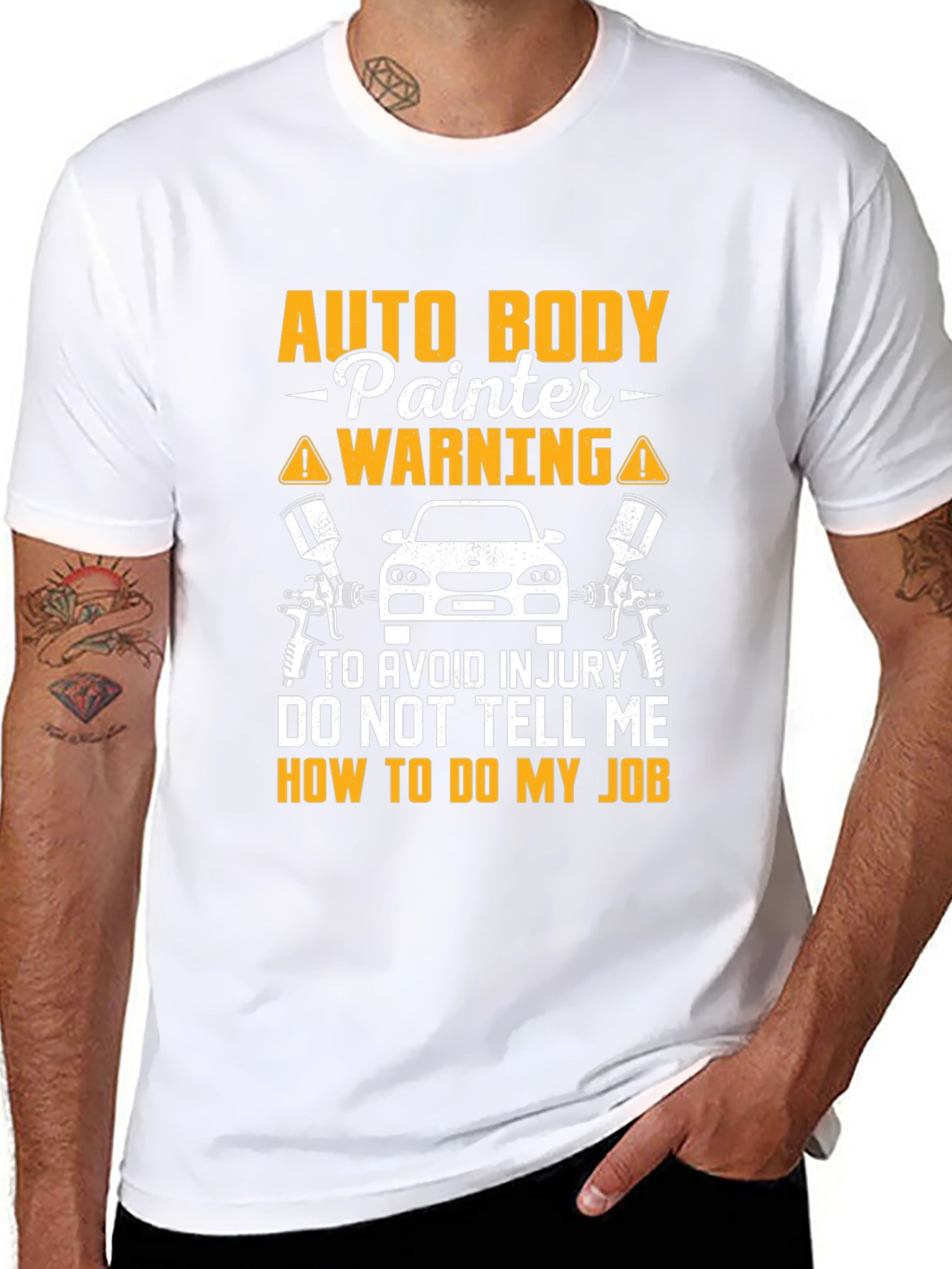 Auto Body Painter Warning T-Shirt