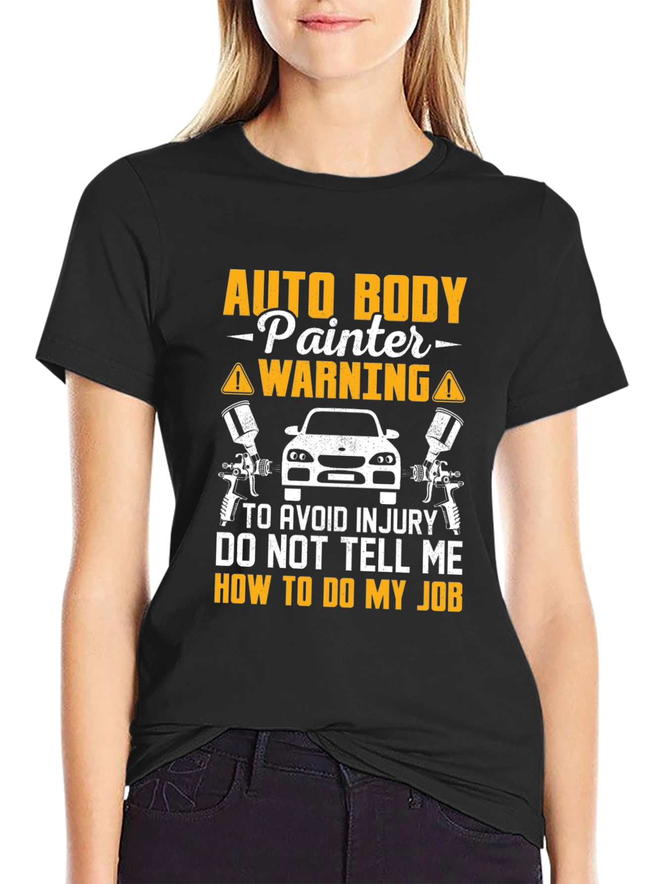 Auto Body Painter Warning T-Shirt