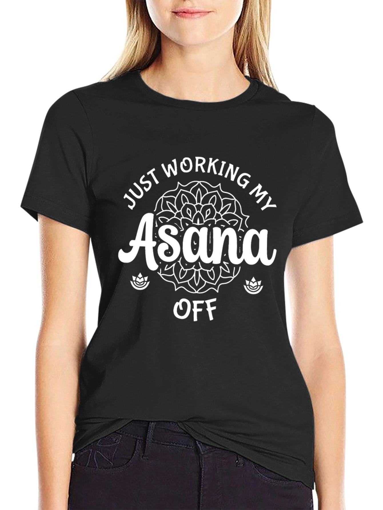 Yoga Asana Graphic Tee - Workout in Style!