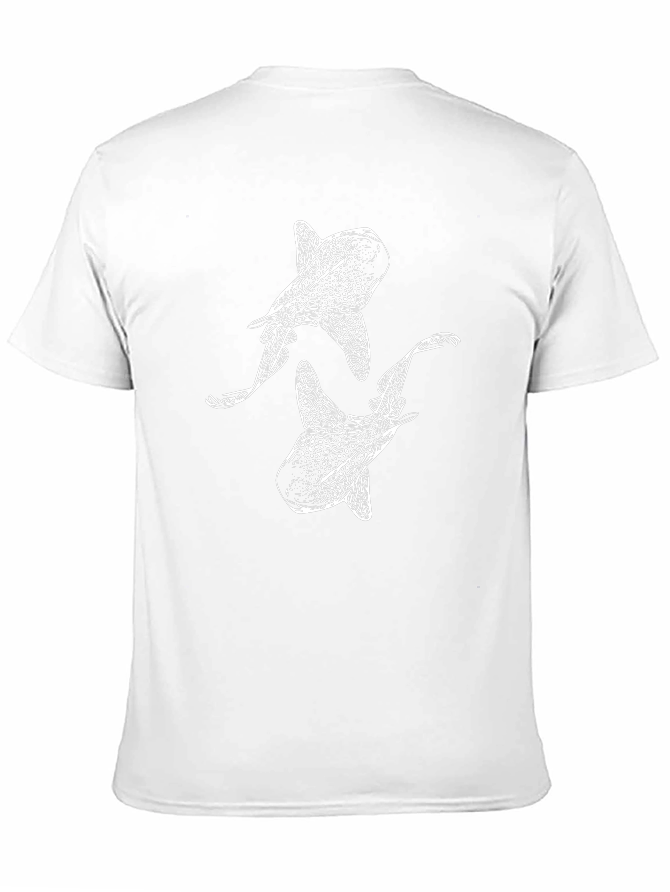 Whale Shark Graphic Tee - Stylish Black Cotton T-Shirt