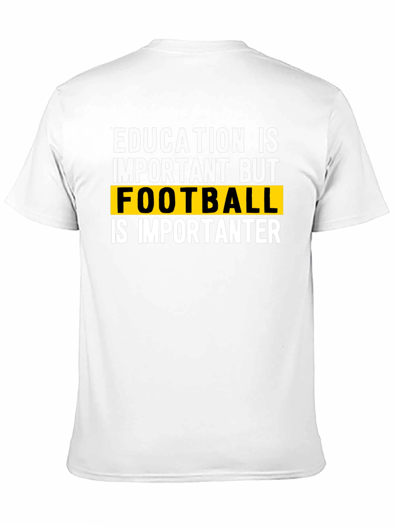 Education vs Football Graphic Tee