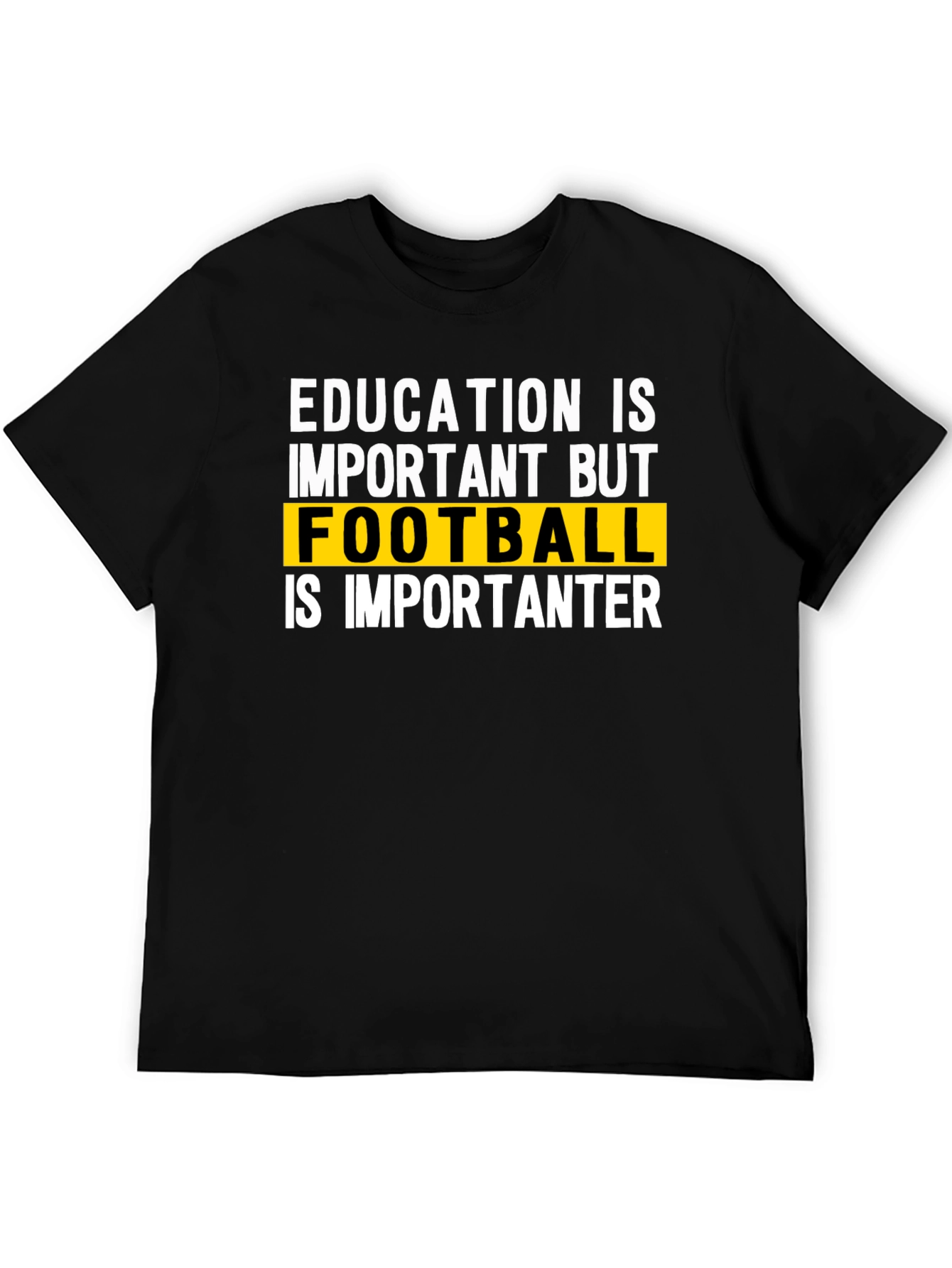 Education vs Football Graphic Tee