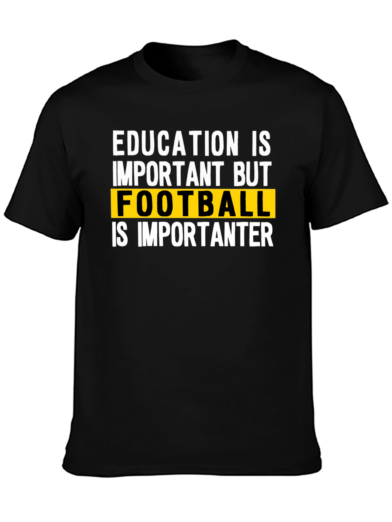 Education vs Football Graphic Tee