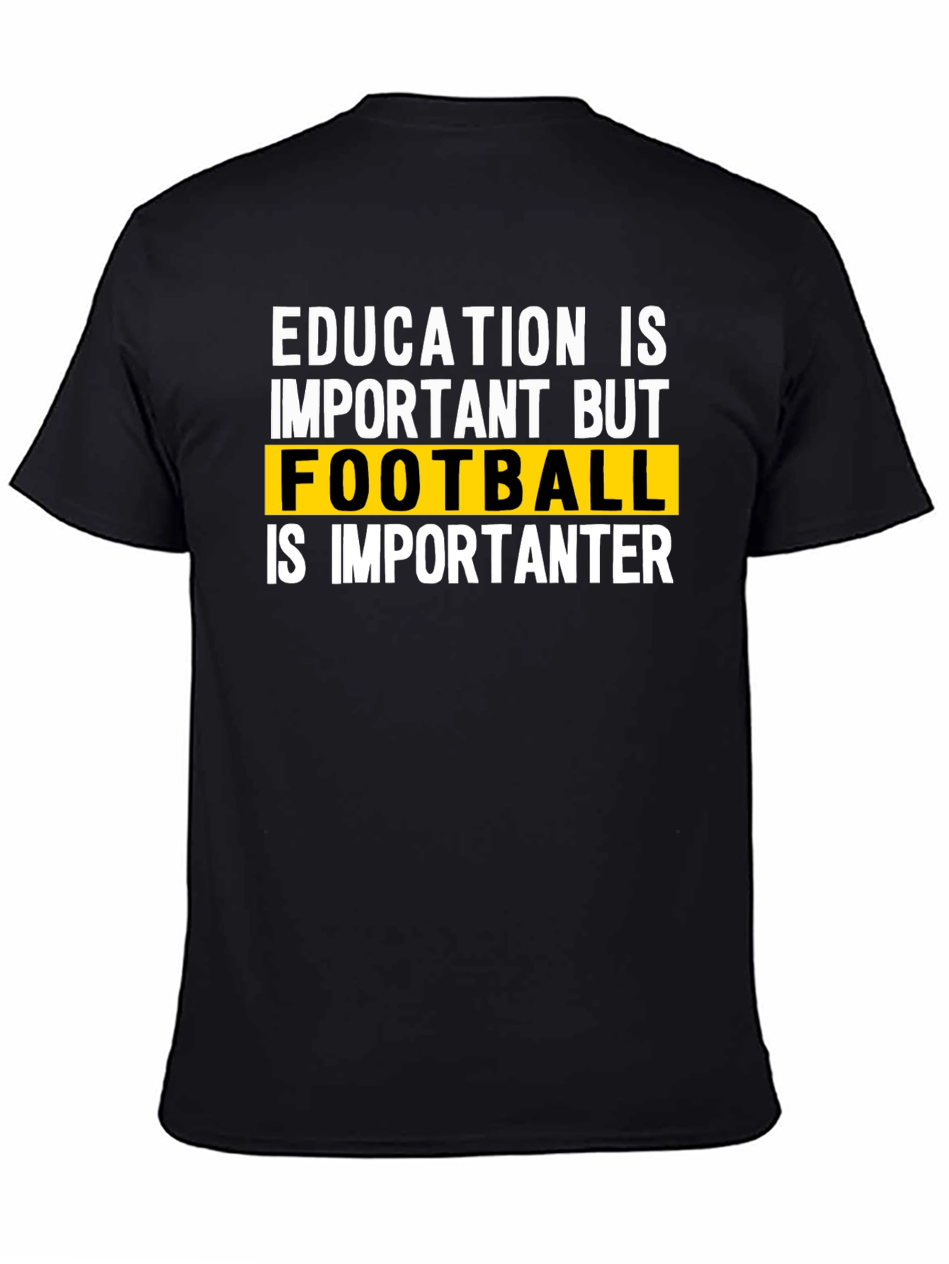 Education vs Football Graphic Tee