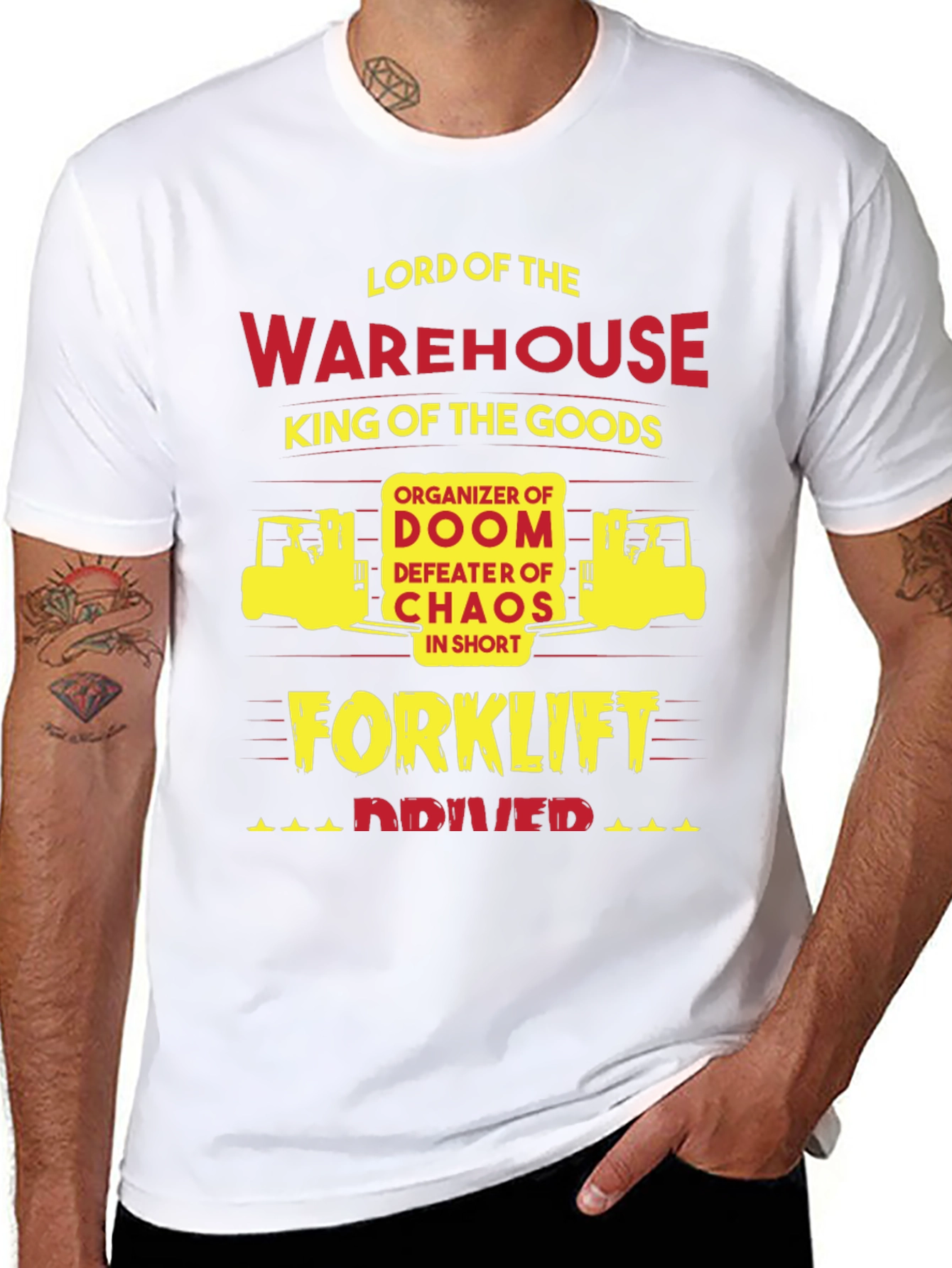 Lord of The Warehouse Forklift Driver T-Shirt