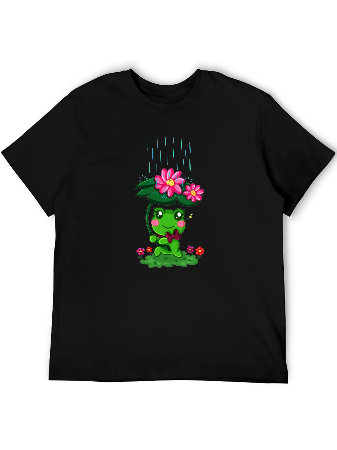 Cute Frog in Rain T-Shirt