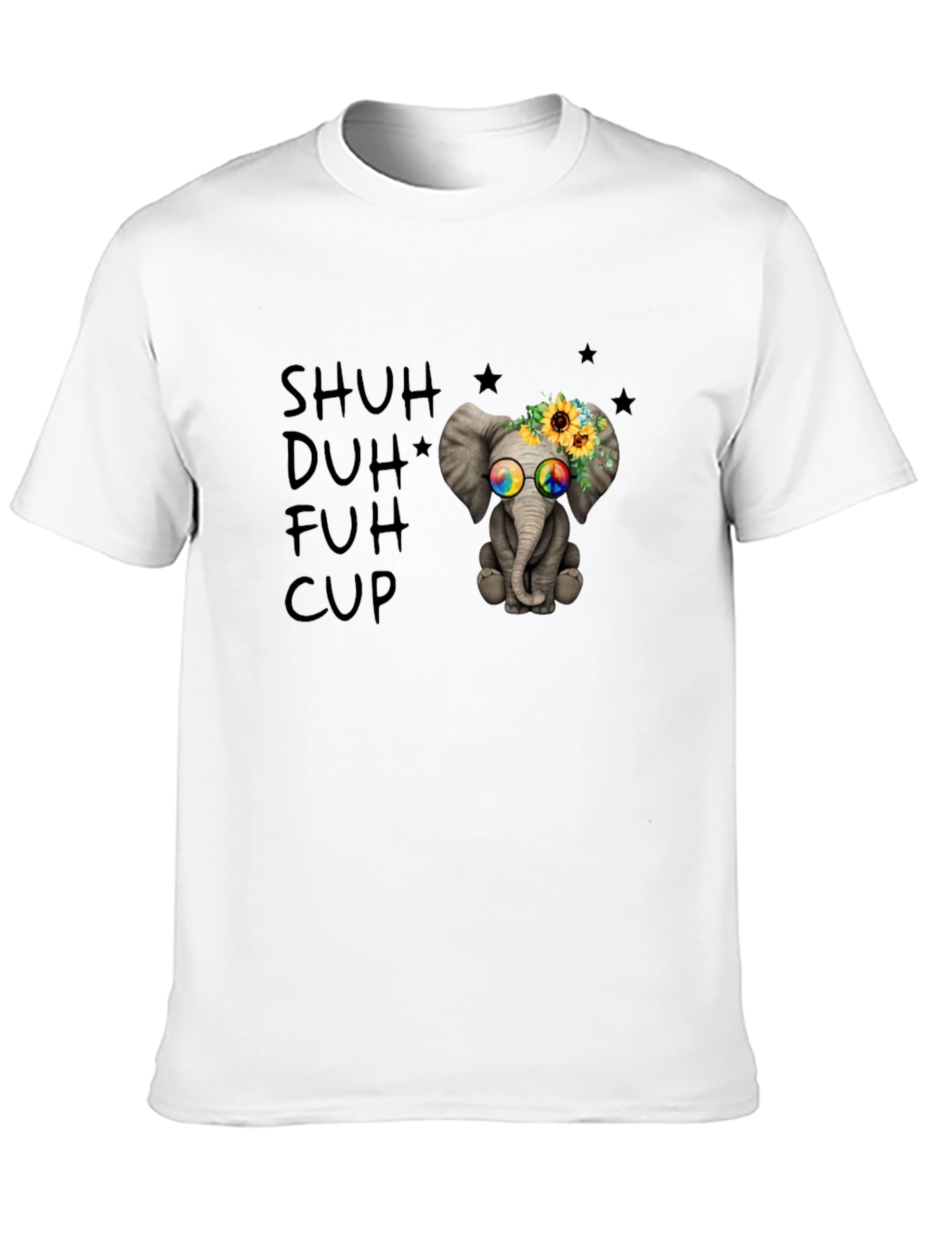Shuh Duh Fuh Cup Elephant T-Shirt