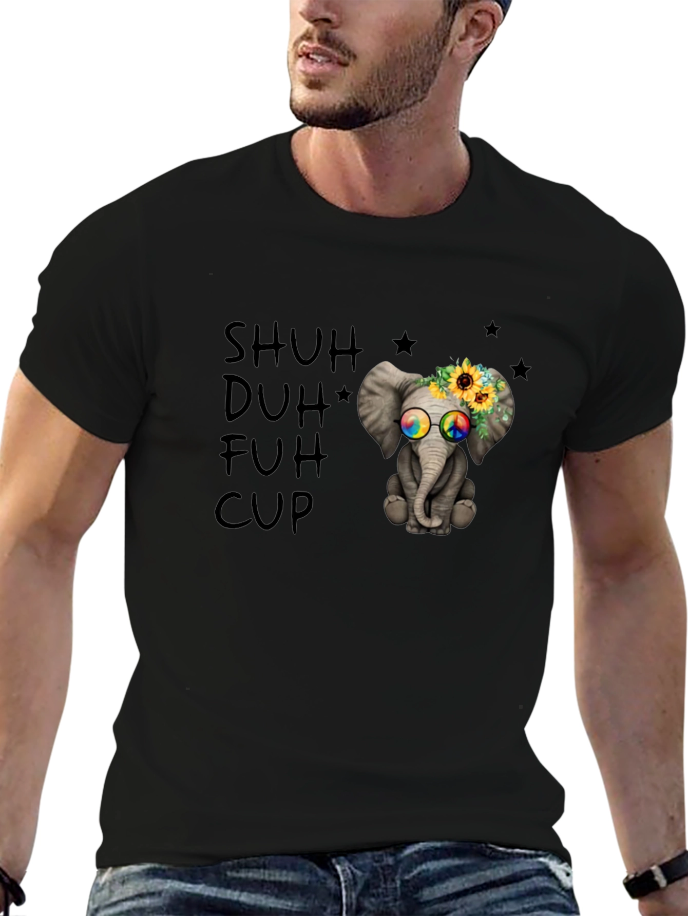 Shuh Duh Fuh Cup Elephant T-Shirt
