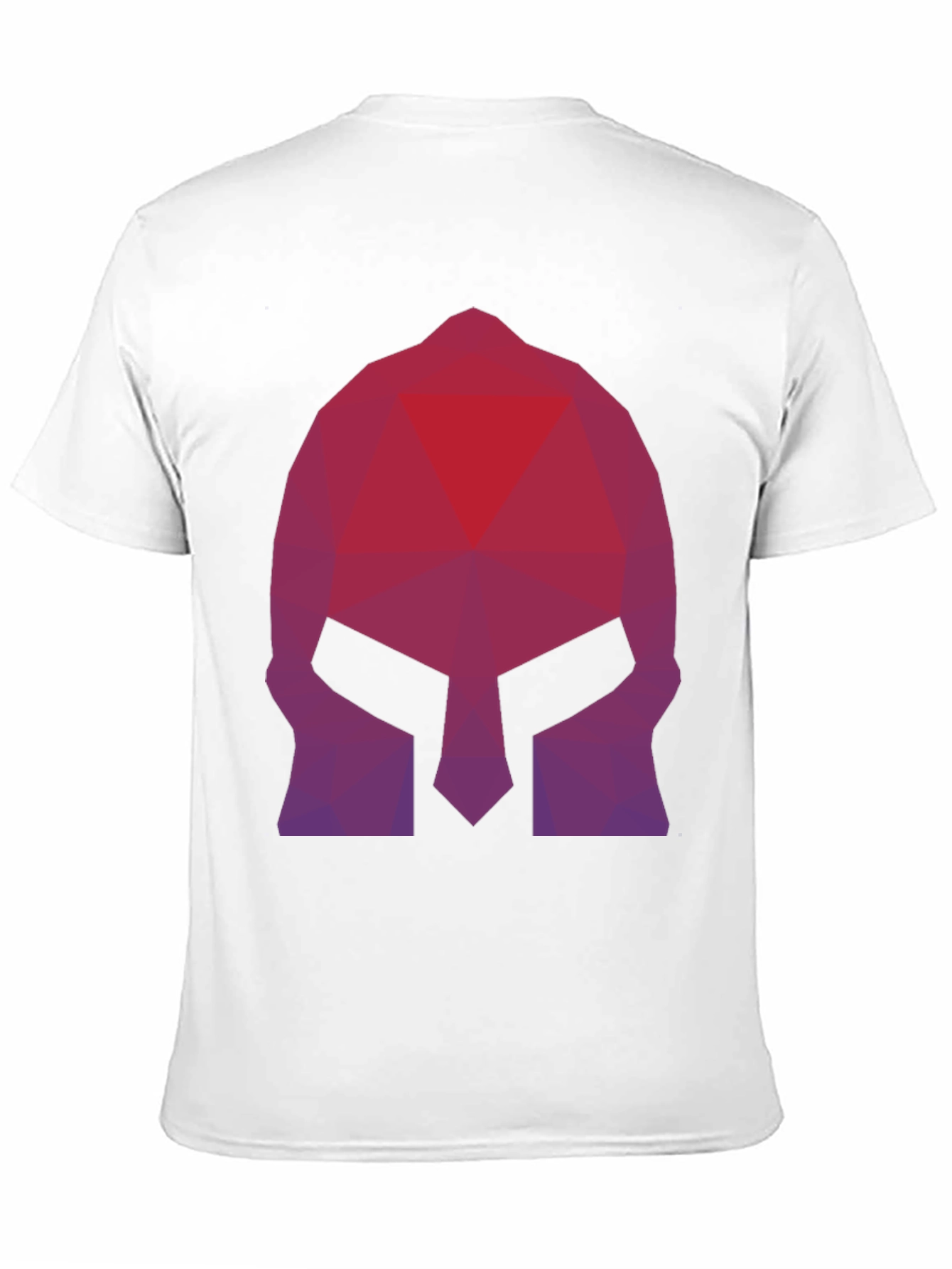 Geometric Spartan Helmet Graphic Tee