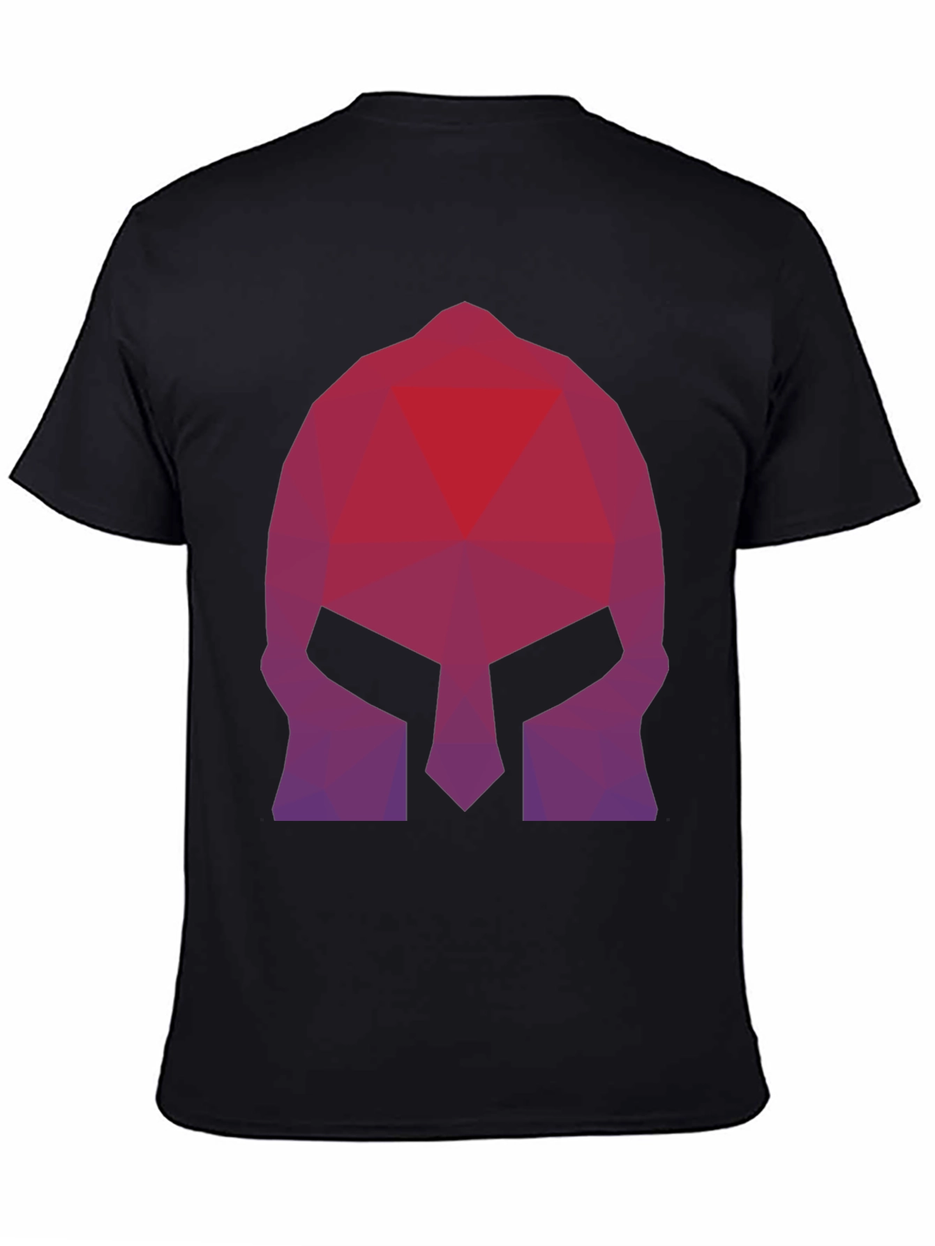 Geometric Spartan Helmet Graphic Tee