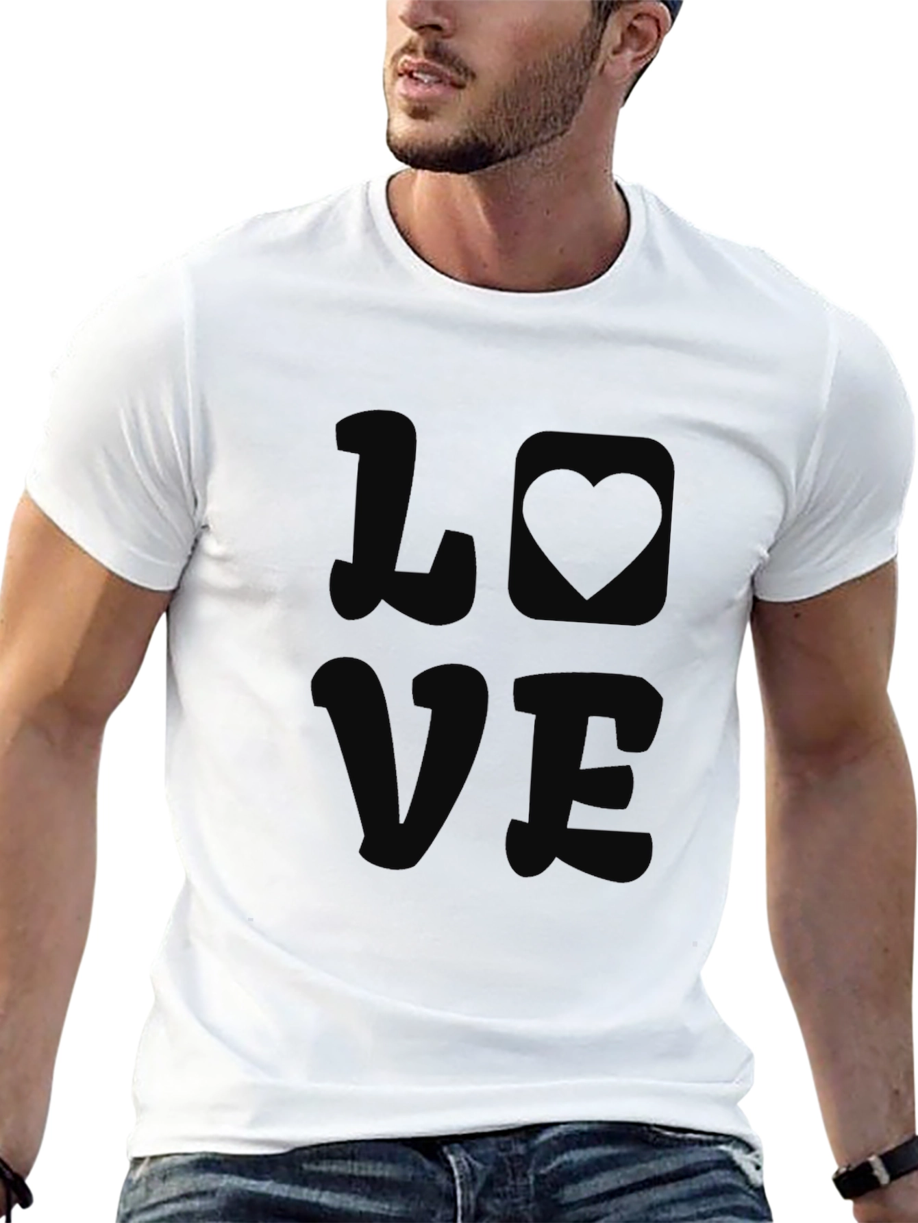Love Graphic Print T-Shirt