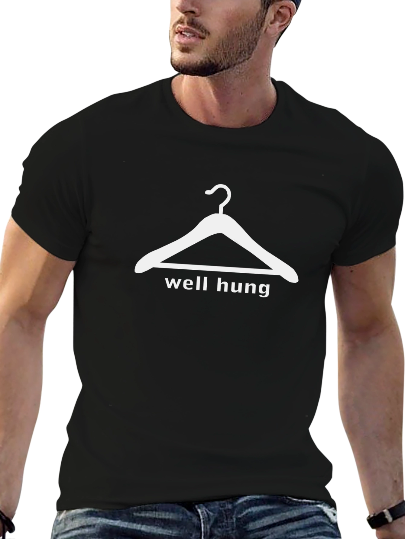 Well Hung T-Shirt - Funny Humor Tee