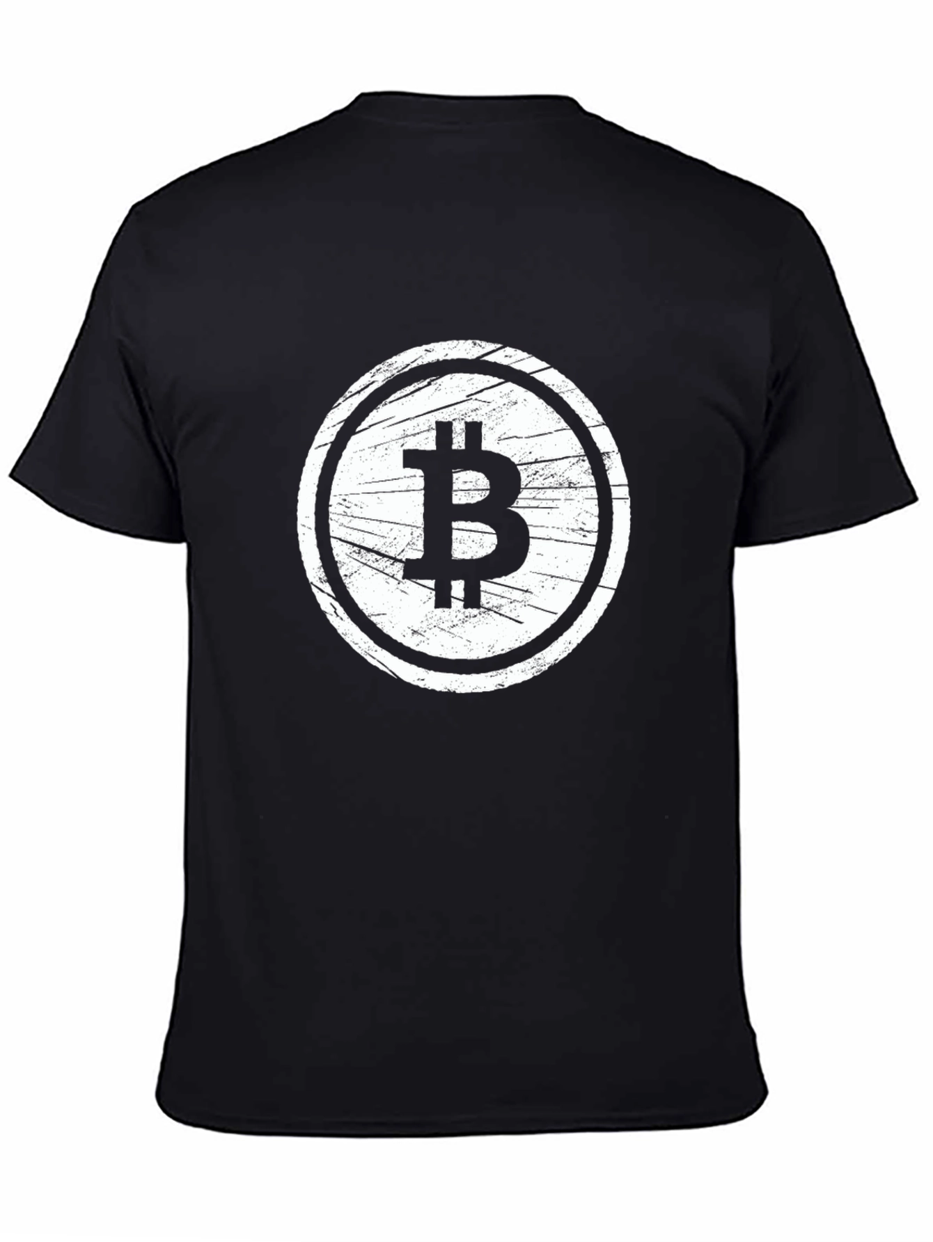 Bitcoin Logo Black T-Shirt Crypto Currency Tee