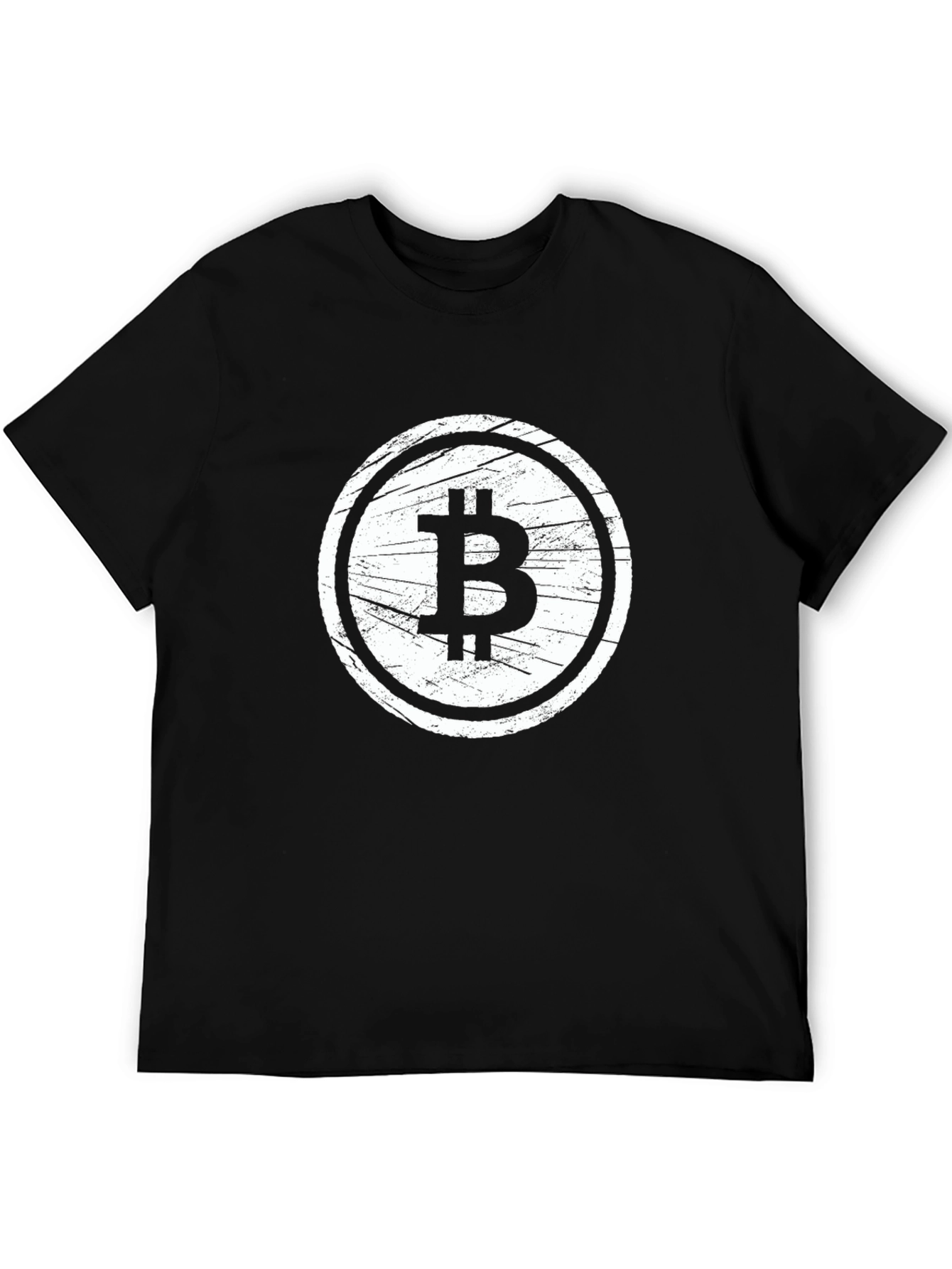 Bitcoin Logo Black T-Shirt Crypto Currency Tee