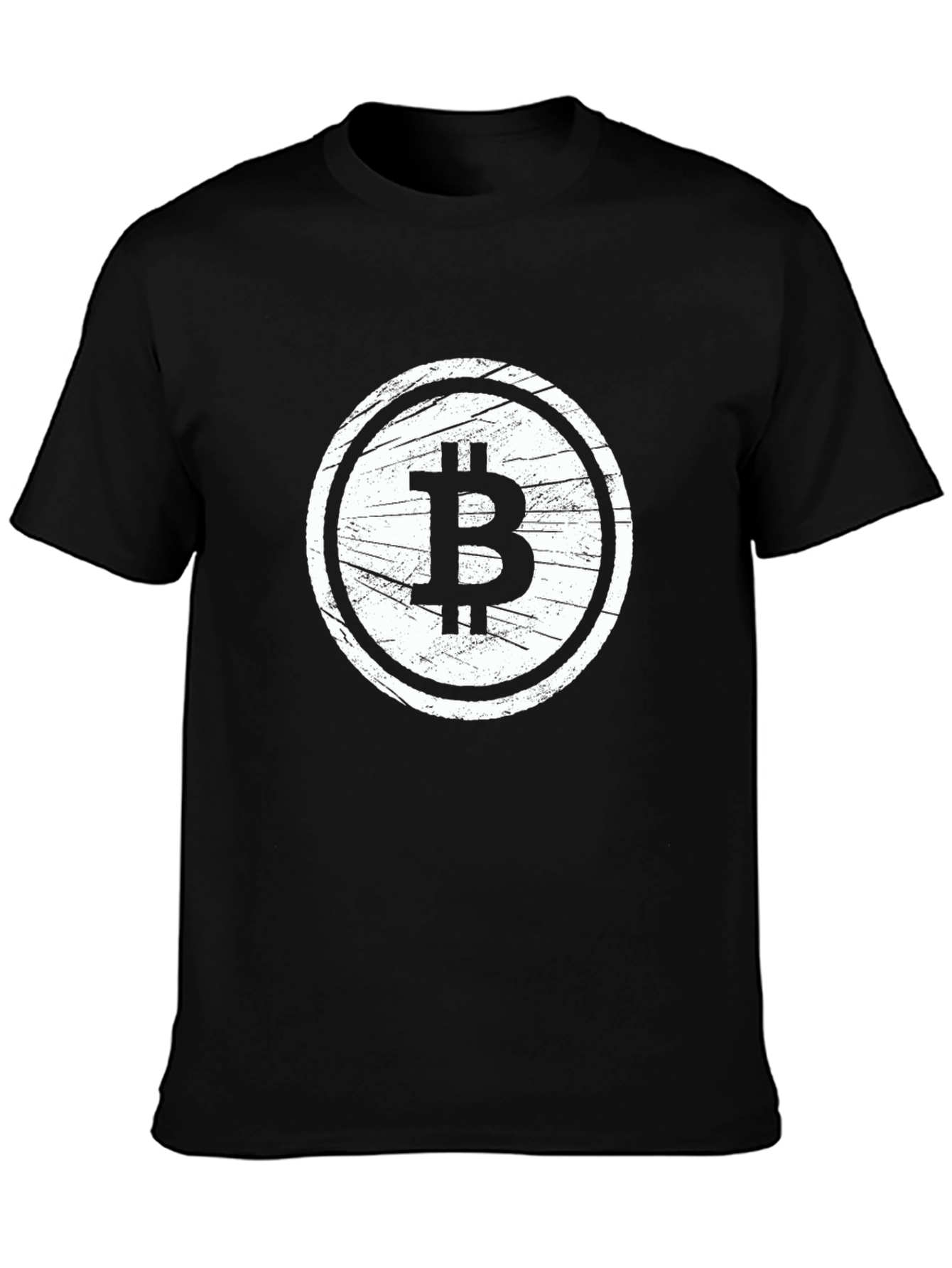 Bitcoin Logo Black T-Shirt Crypto Currency Tee