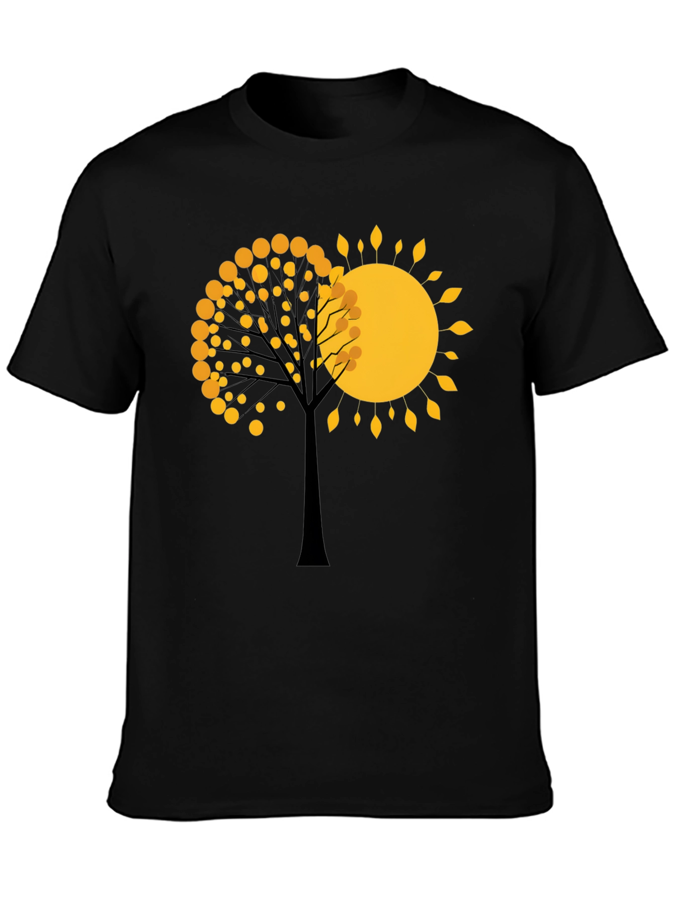 Natures Embrace Tee - Tree and Sun Graphic