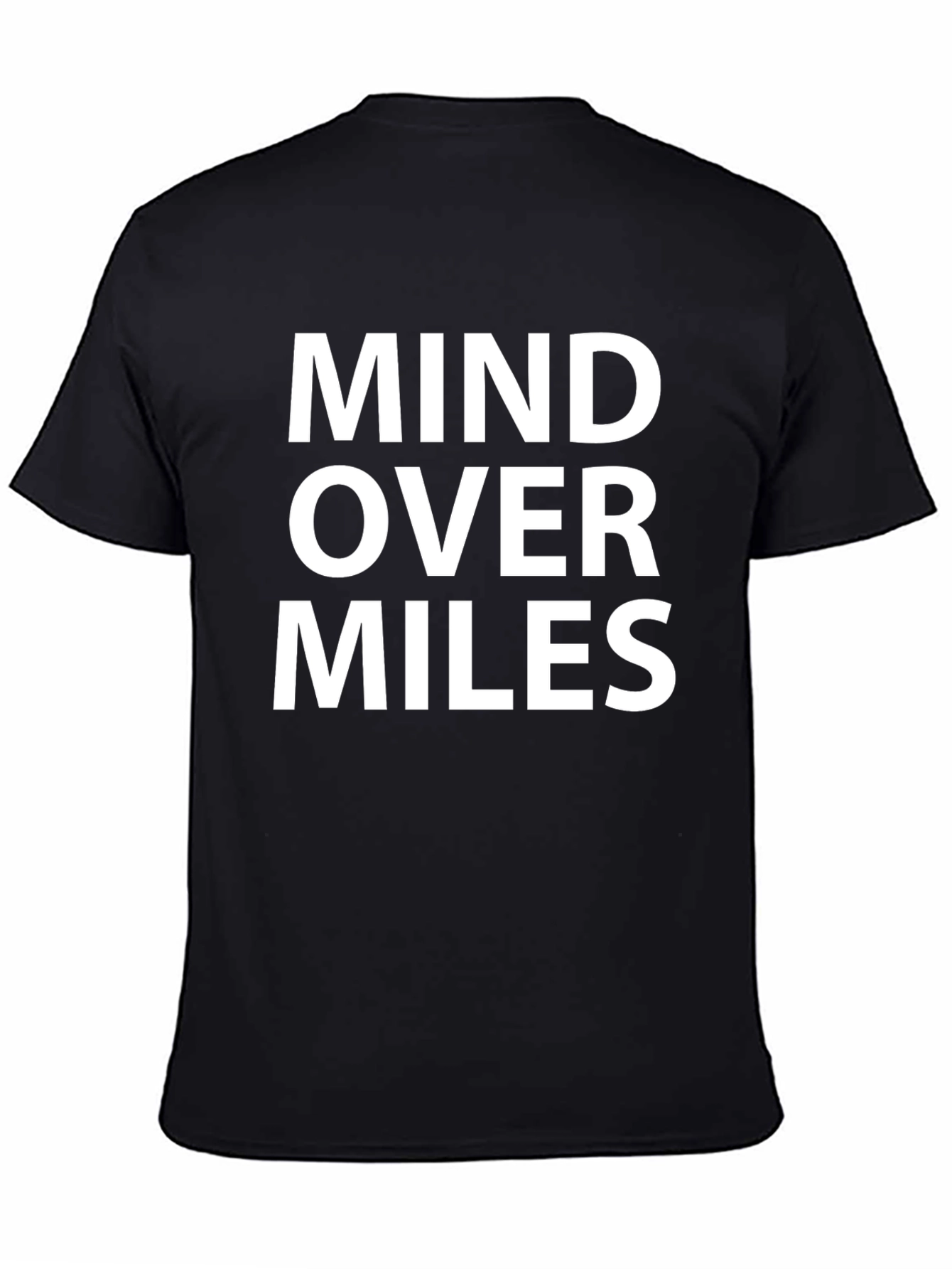 Mind Over Miles Graphic Tee - Black