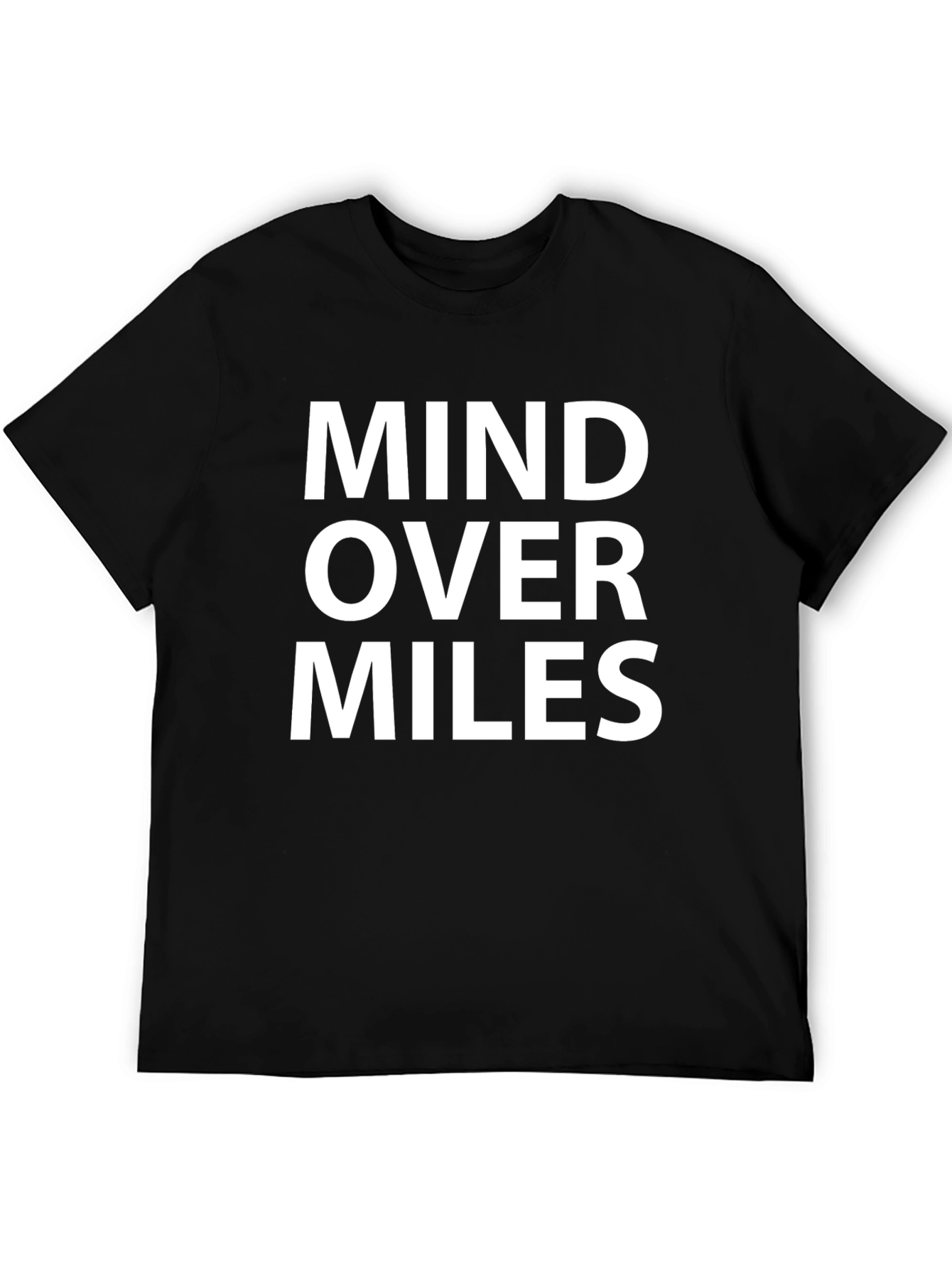 Mind Over Miles Graphic Tee - Black