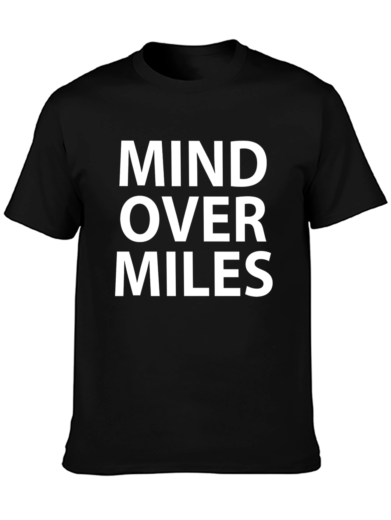 Mind Over Miles Graphic Tee - Black