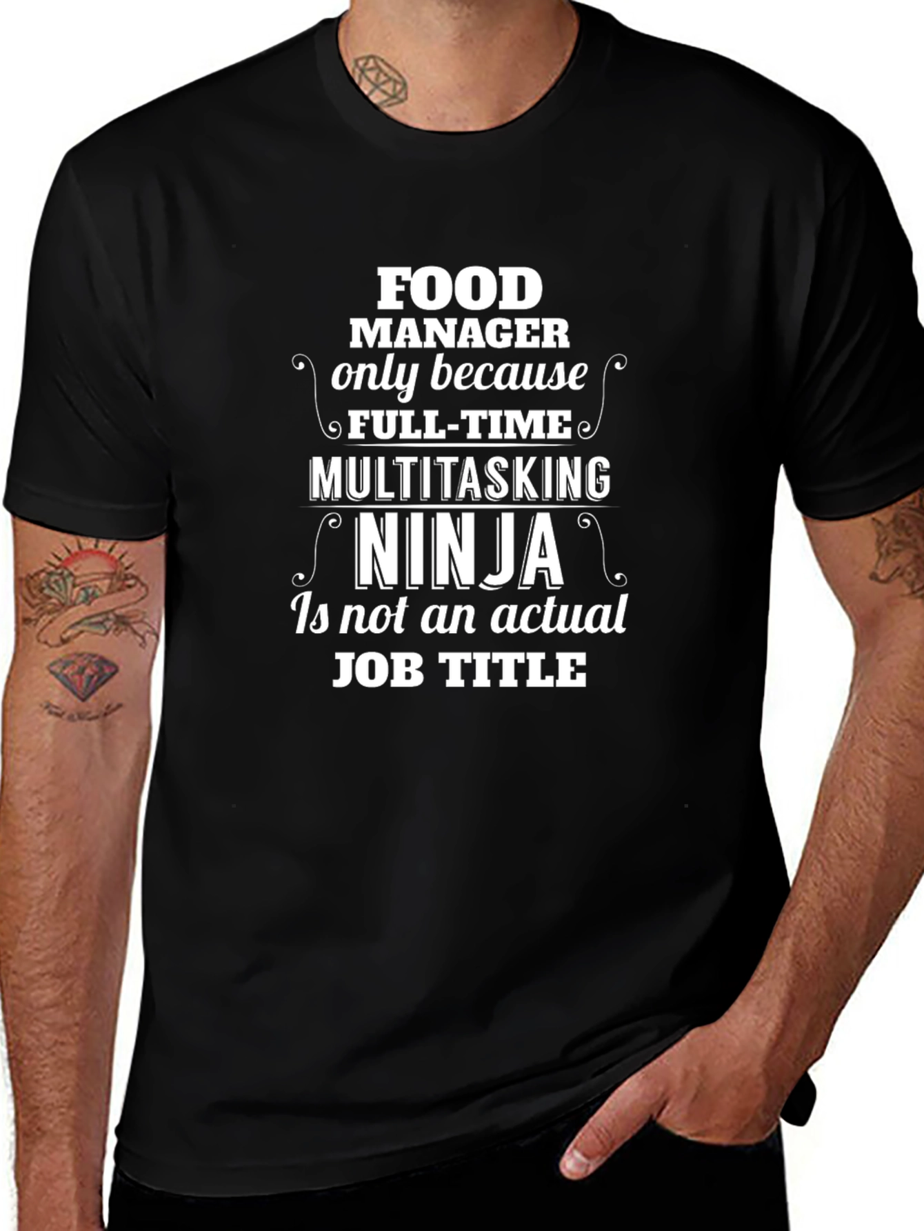 Food Manager Ninja Novelty T-Shirt