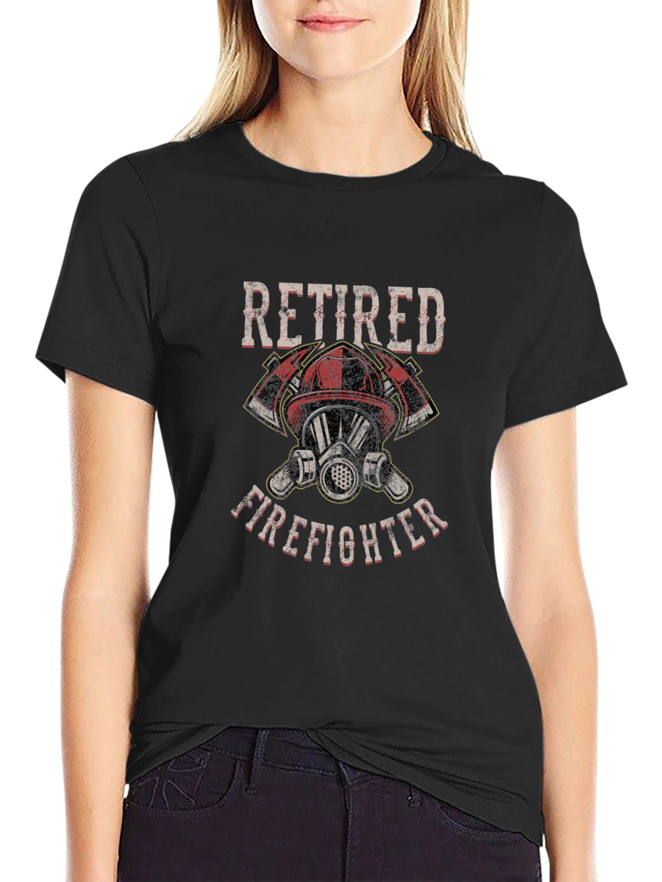 Retired Firefighter Graphic T-Shirt