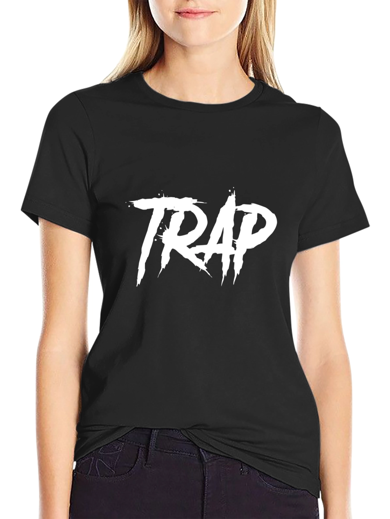 TRAP Graphic Black T-Shirt - Urban Style