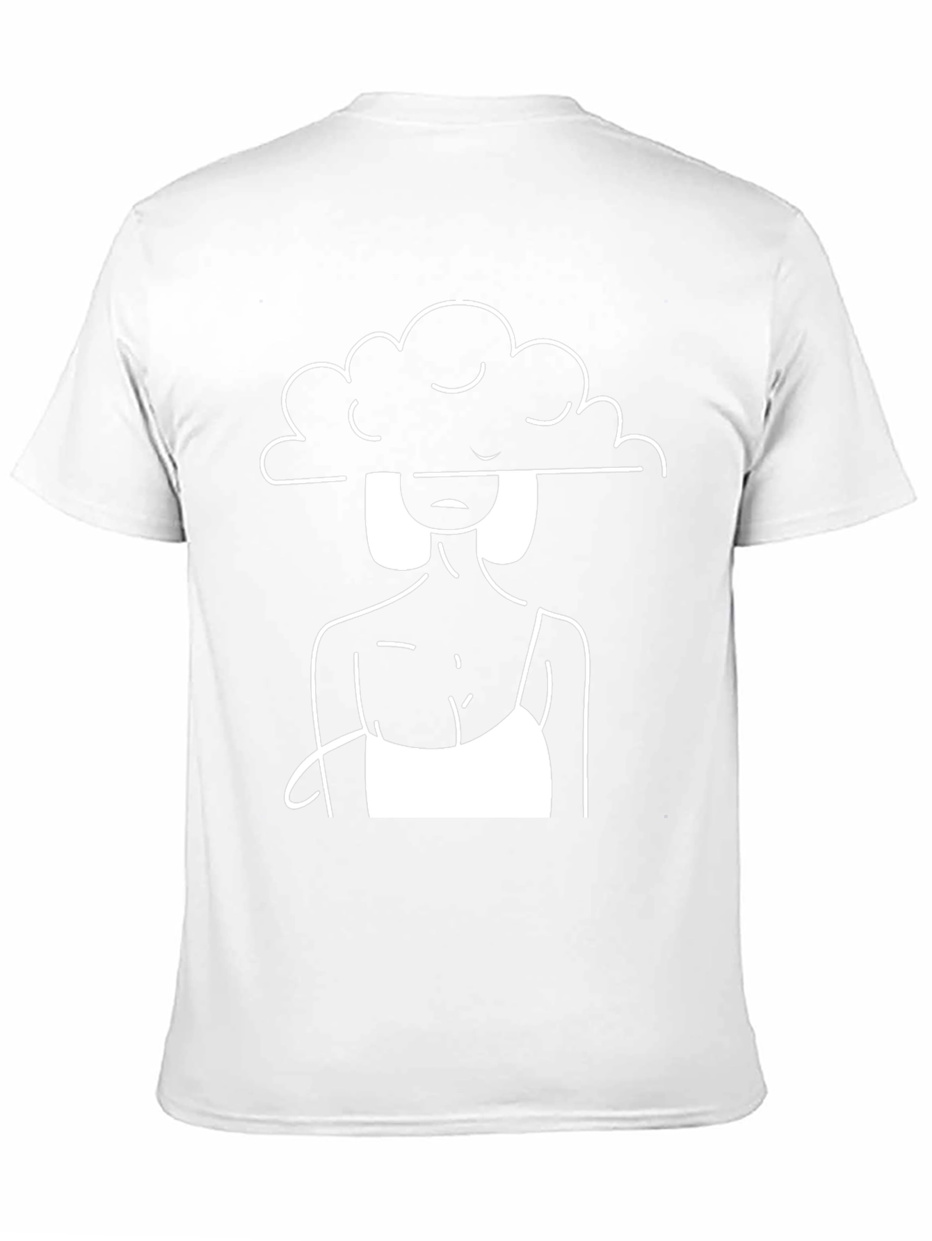 Abstract Woman Graphic Tee - Black Unisex T-Shirt