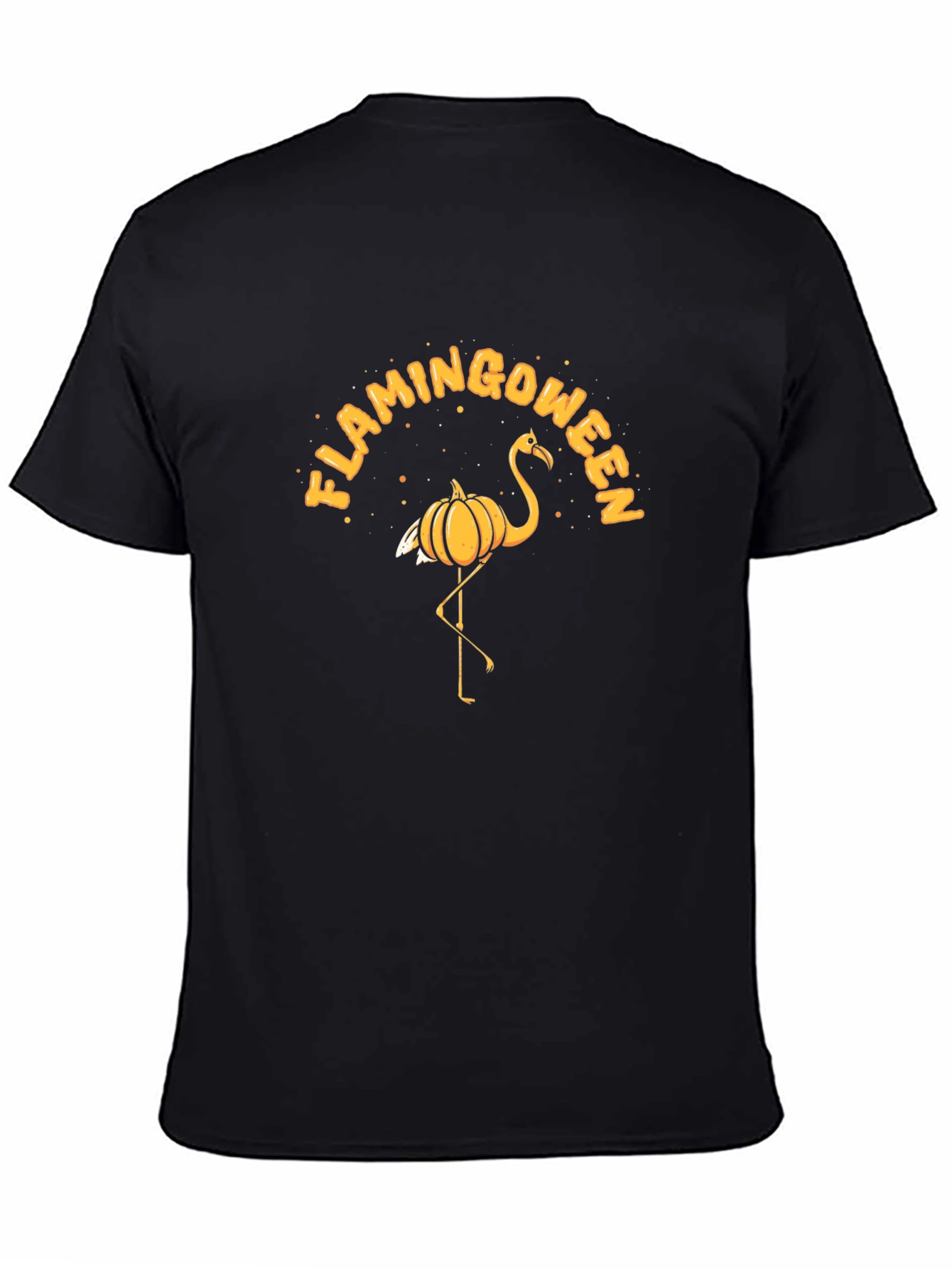 Flamingoween T-Shirt: Halloween Flamingo Pumpkin Tee