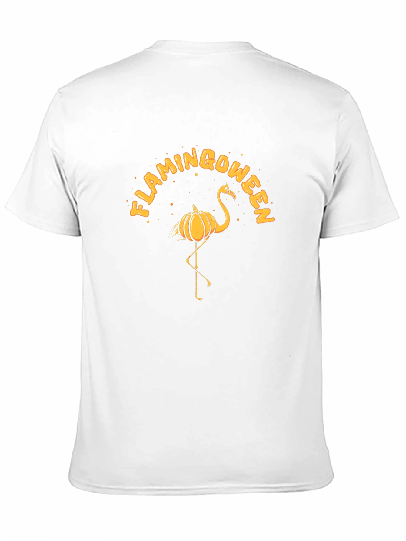 Flamingoween T-Shirt: Halloween Flamingo Pumpkin Tee