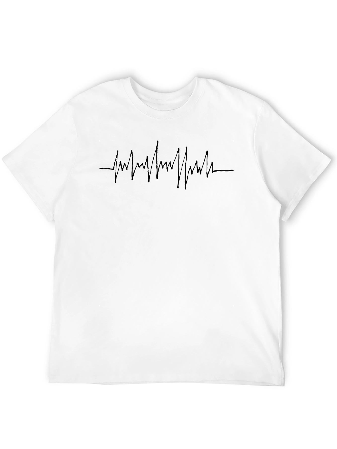 Heartbeat Rhythm Graphic Tee - Unisex Crew Neck