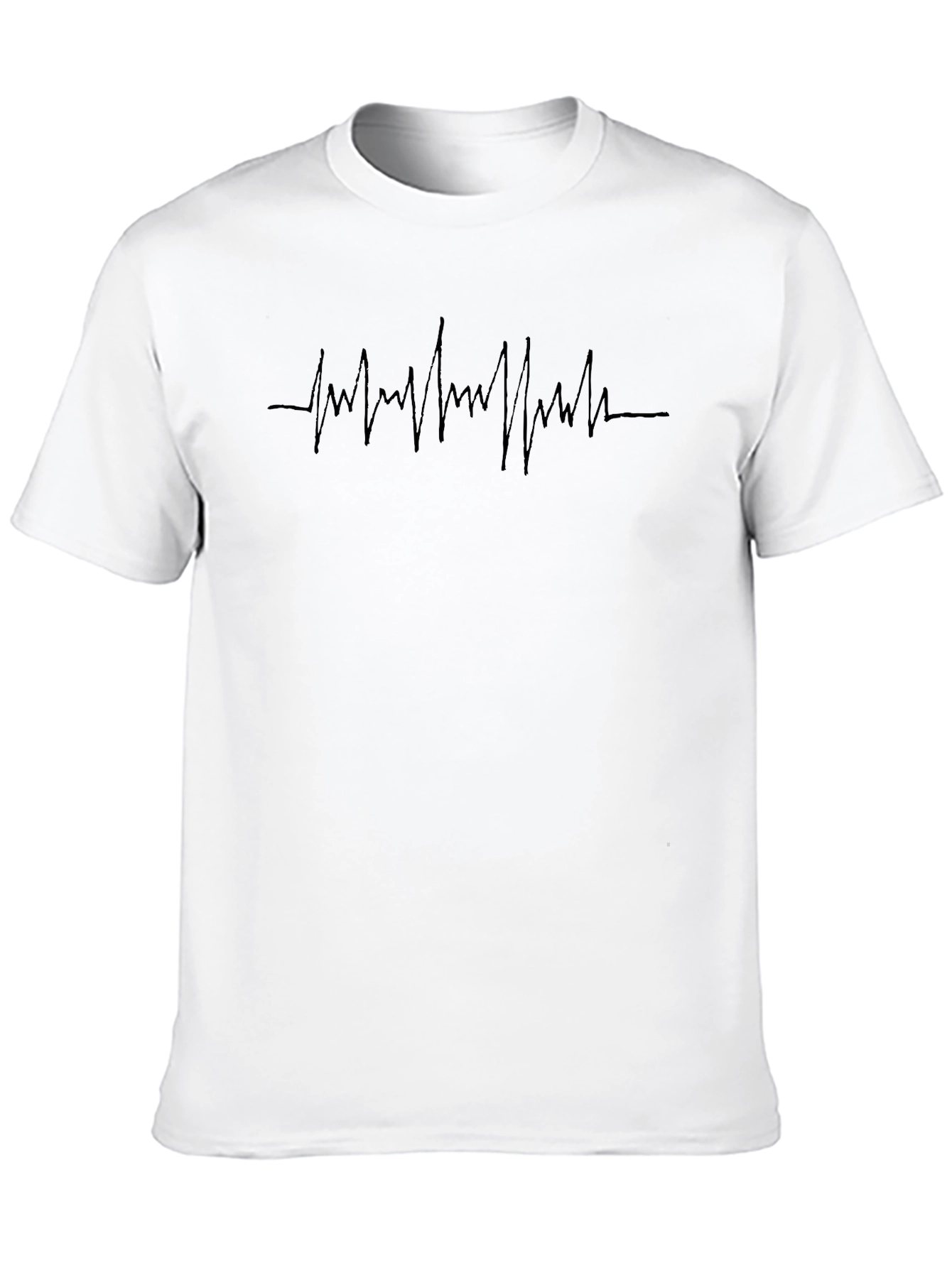 Heartbeat Rhythm Graphic Tee - Unisex Crew Neck